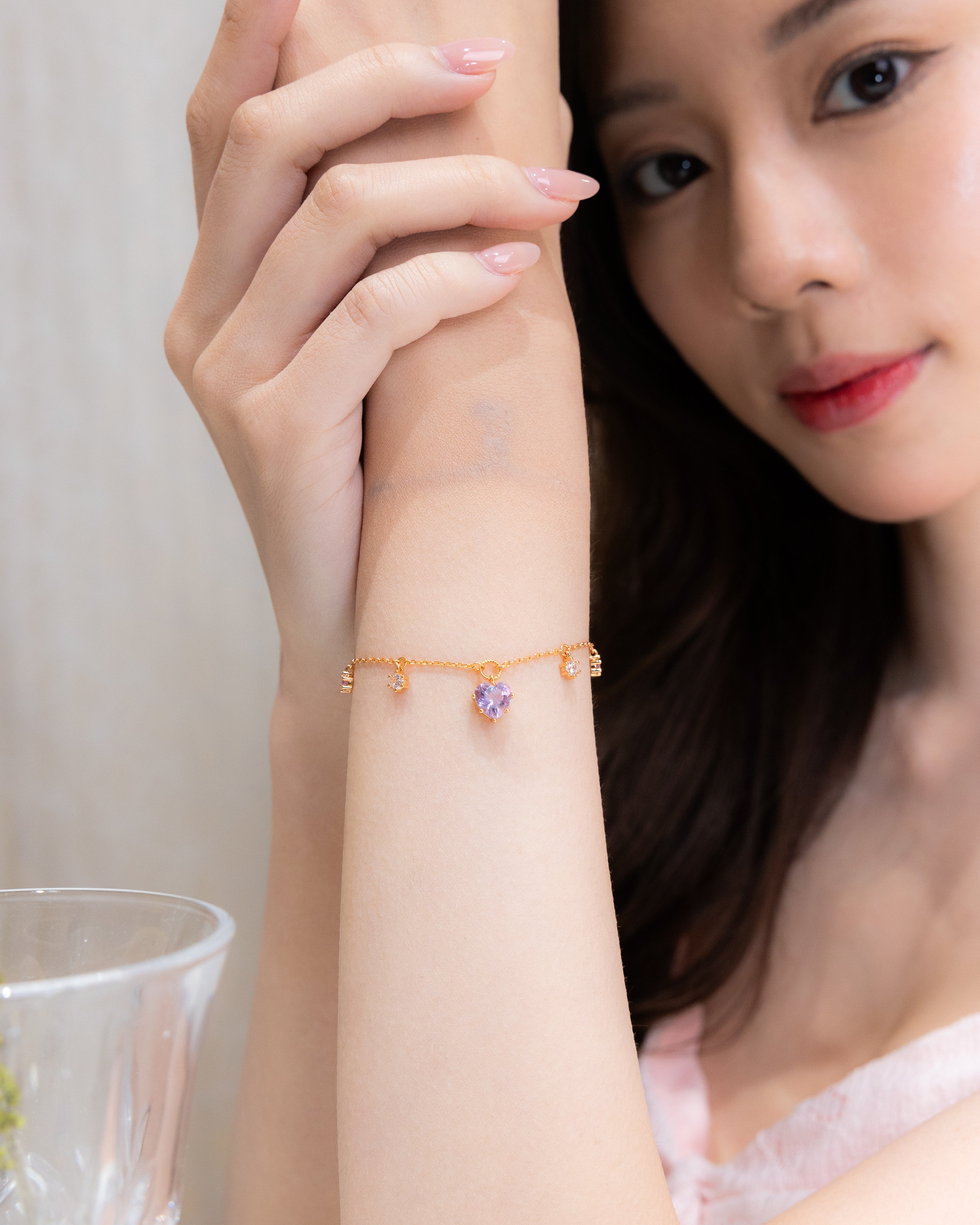 CHARMING WONDERS BRACELET - LAVENDER AMETHYST