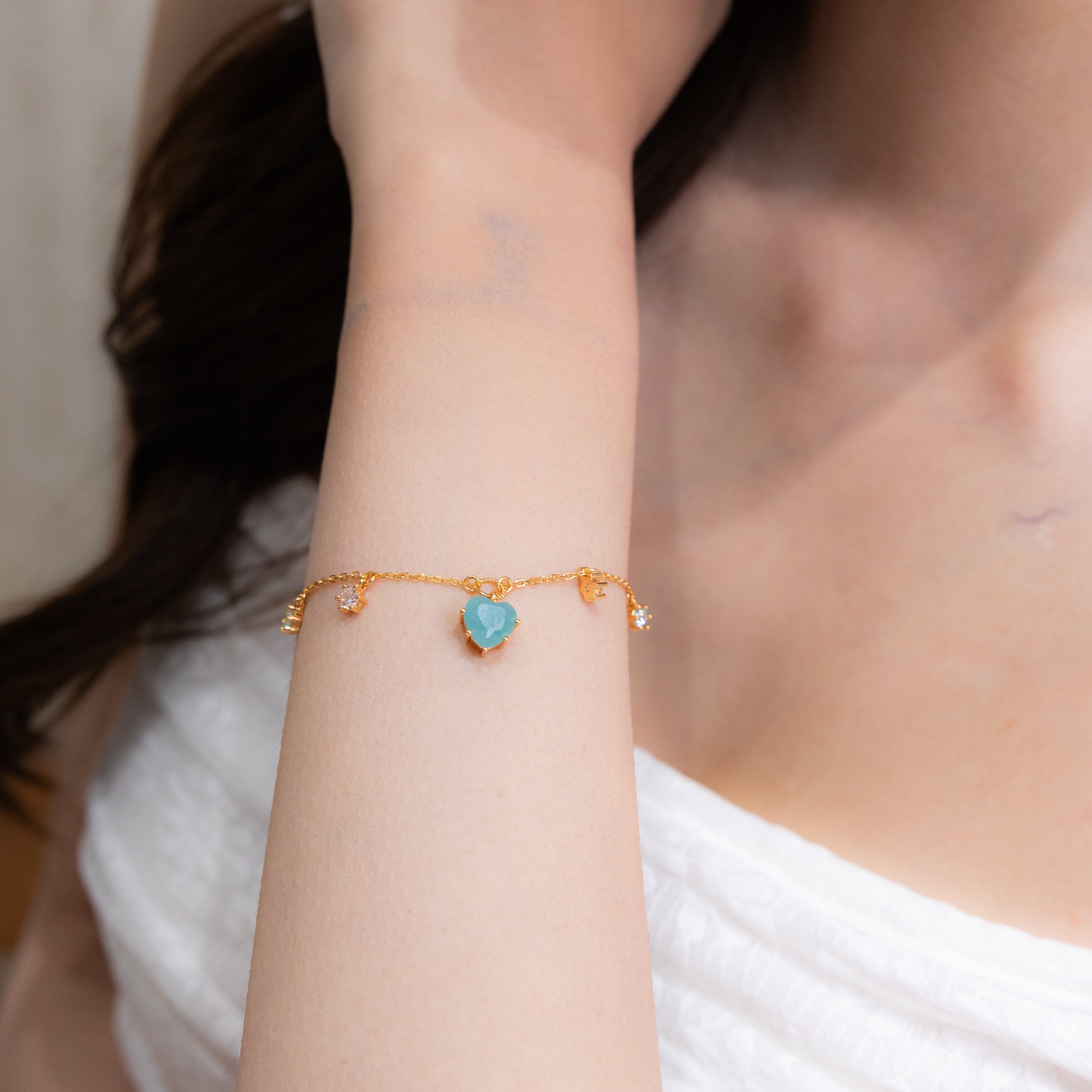 CHARMING WONDERS BRACELET - AMAZONITE