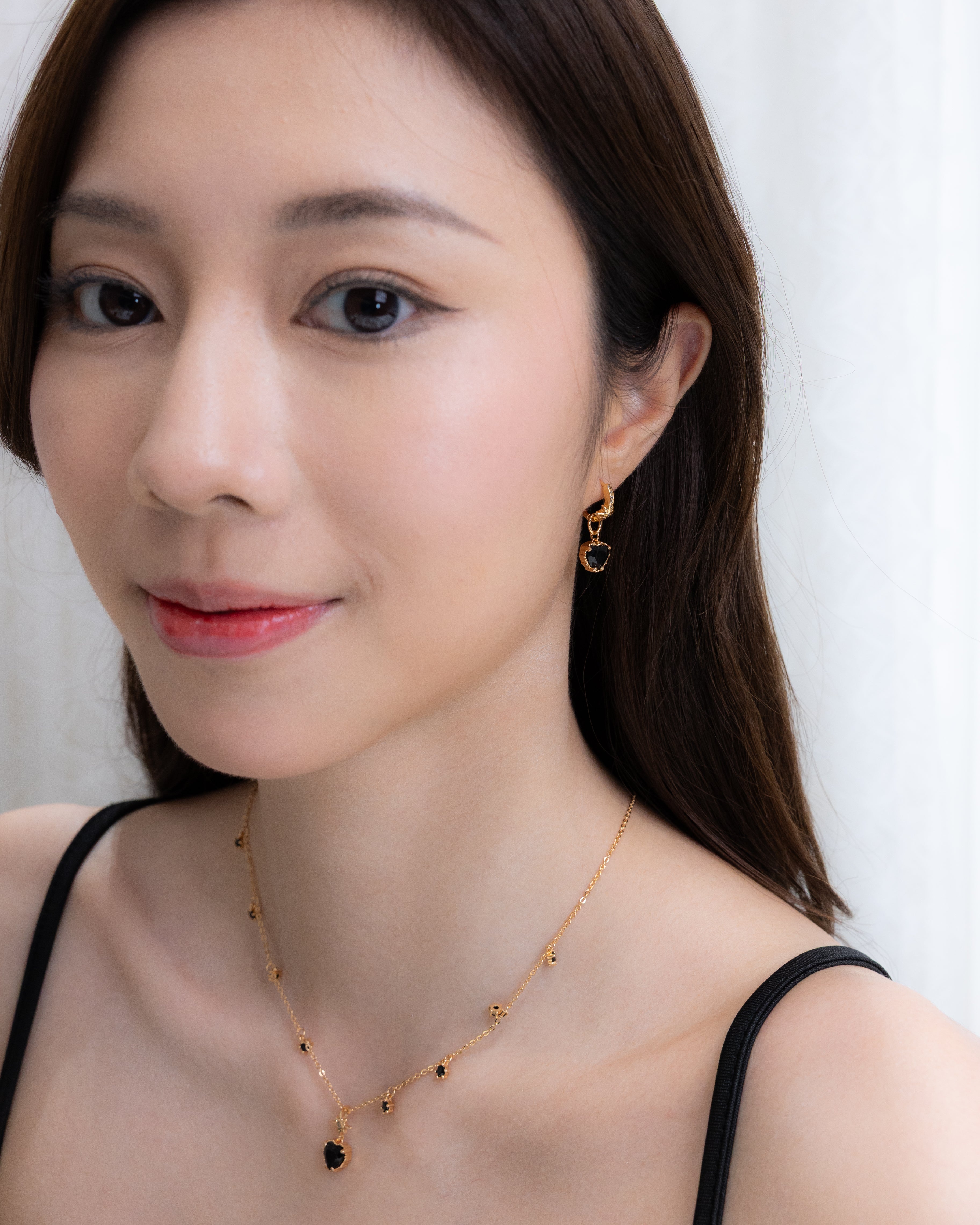 DARK TWINKLE NECKLACE - OBSIDIAN