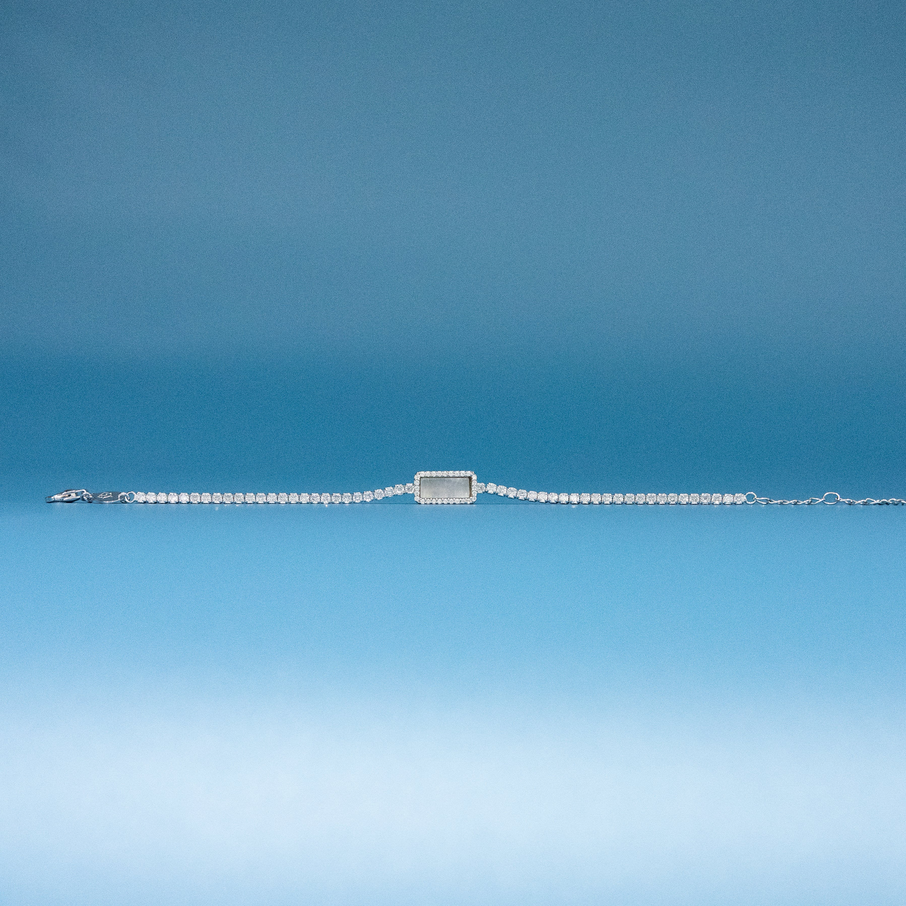 ART DECOR 2.0 SILVER TENNIS BRACELET - MOONSTONE