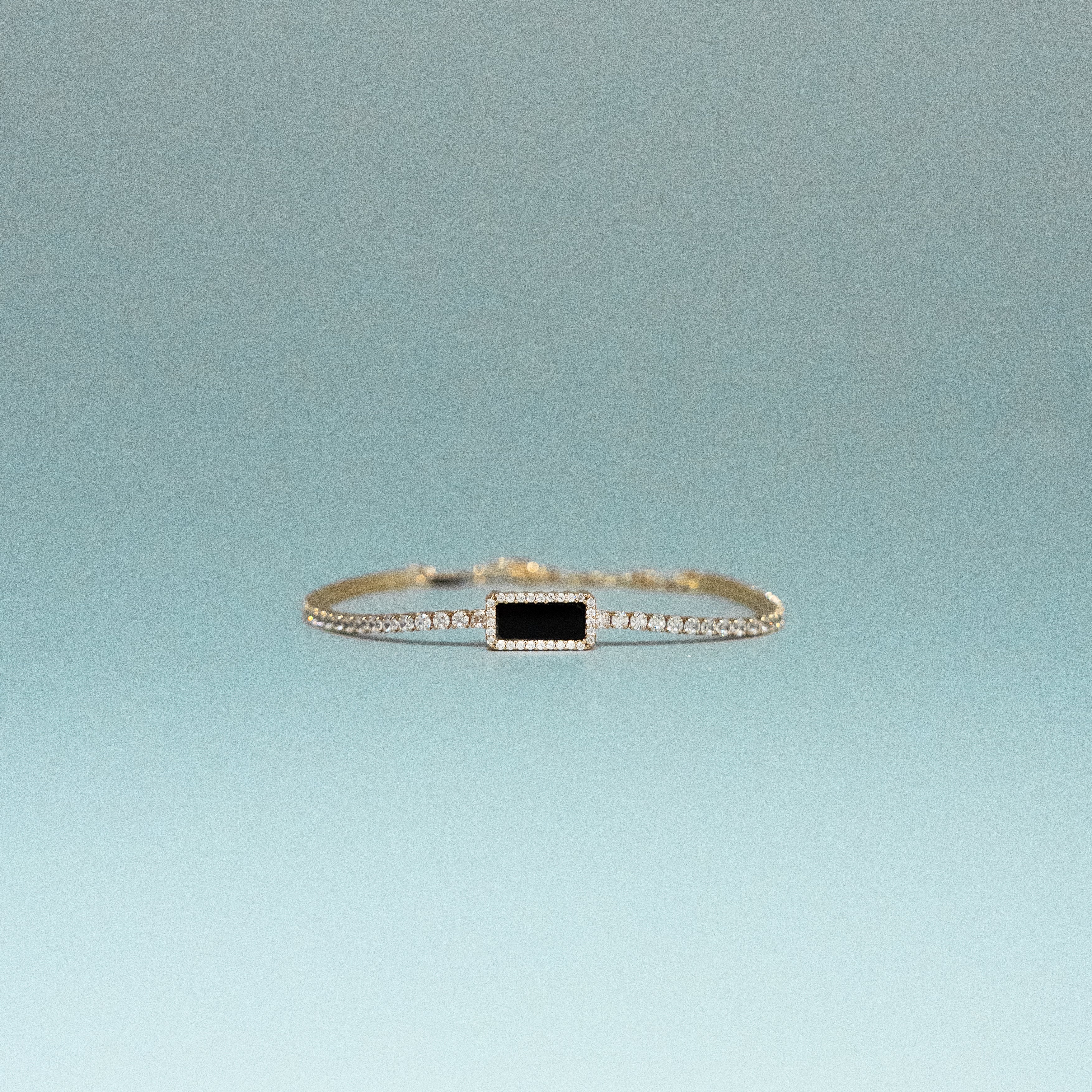 ART DECOR 2.0 TENNIS BRACELET - OBSIDIAN