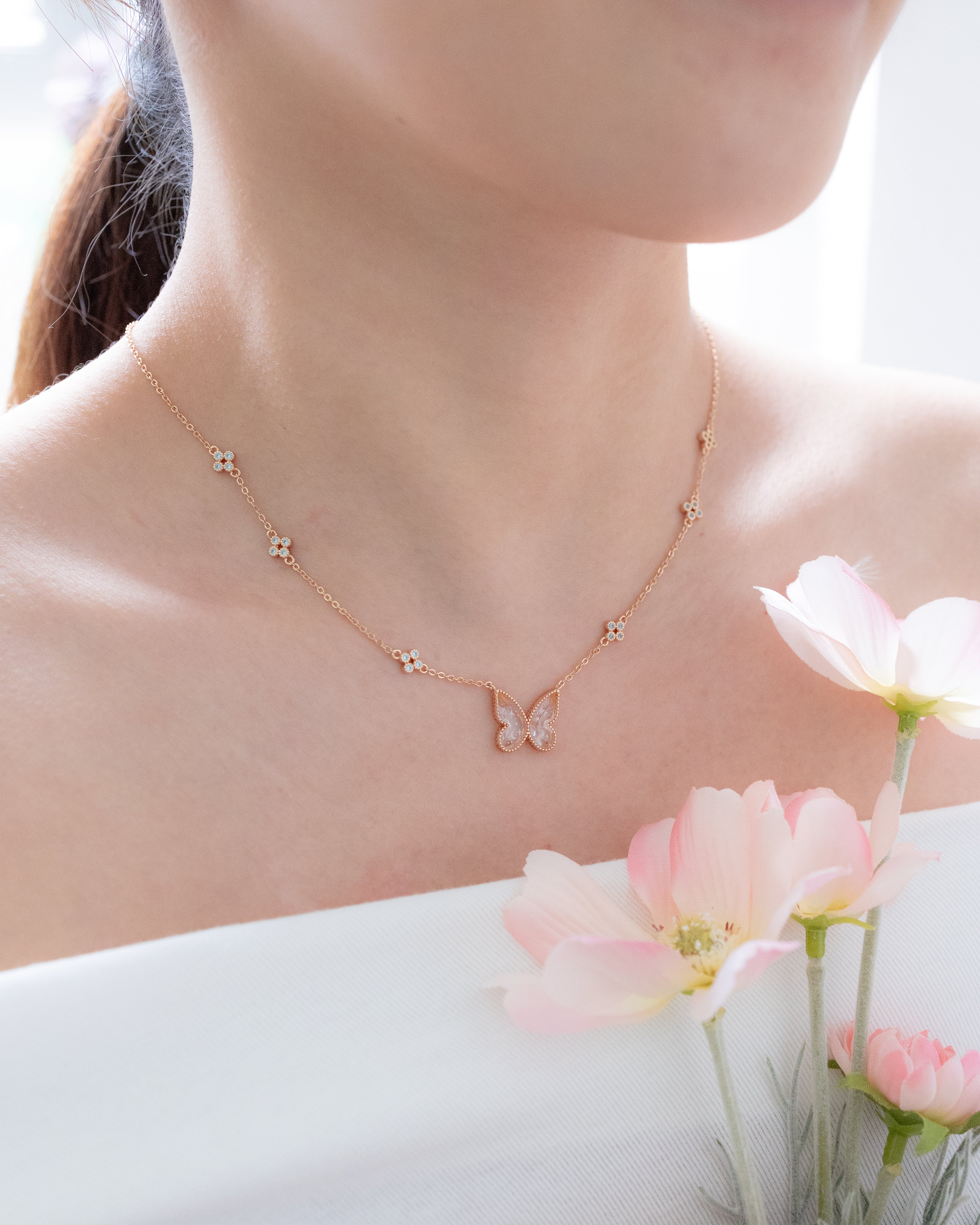 BUTTERFLY GARDEN NECKLACE
