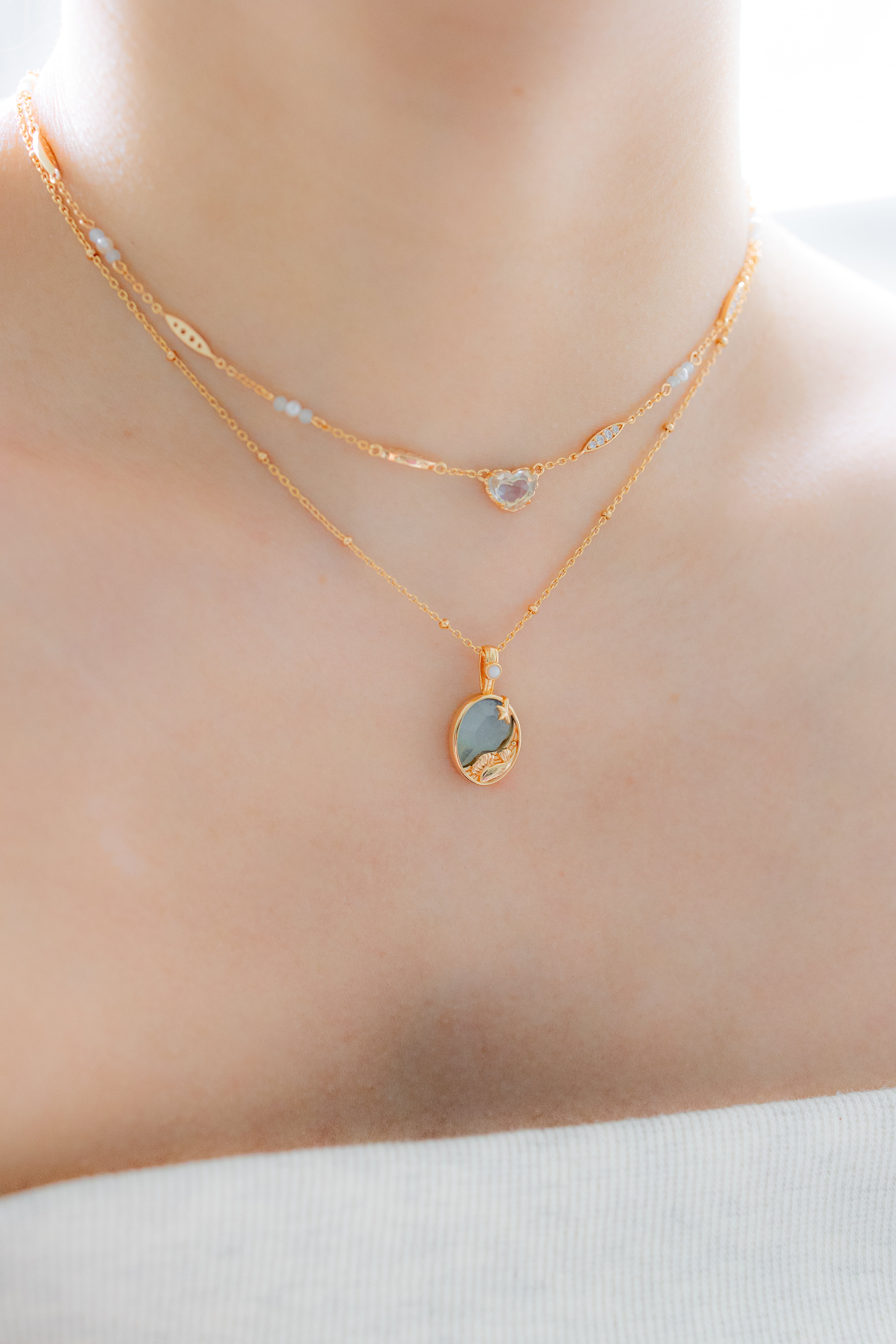 LAGOON DREAM NECKLACE AQUAMARINE