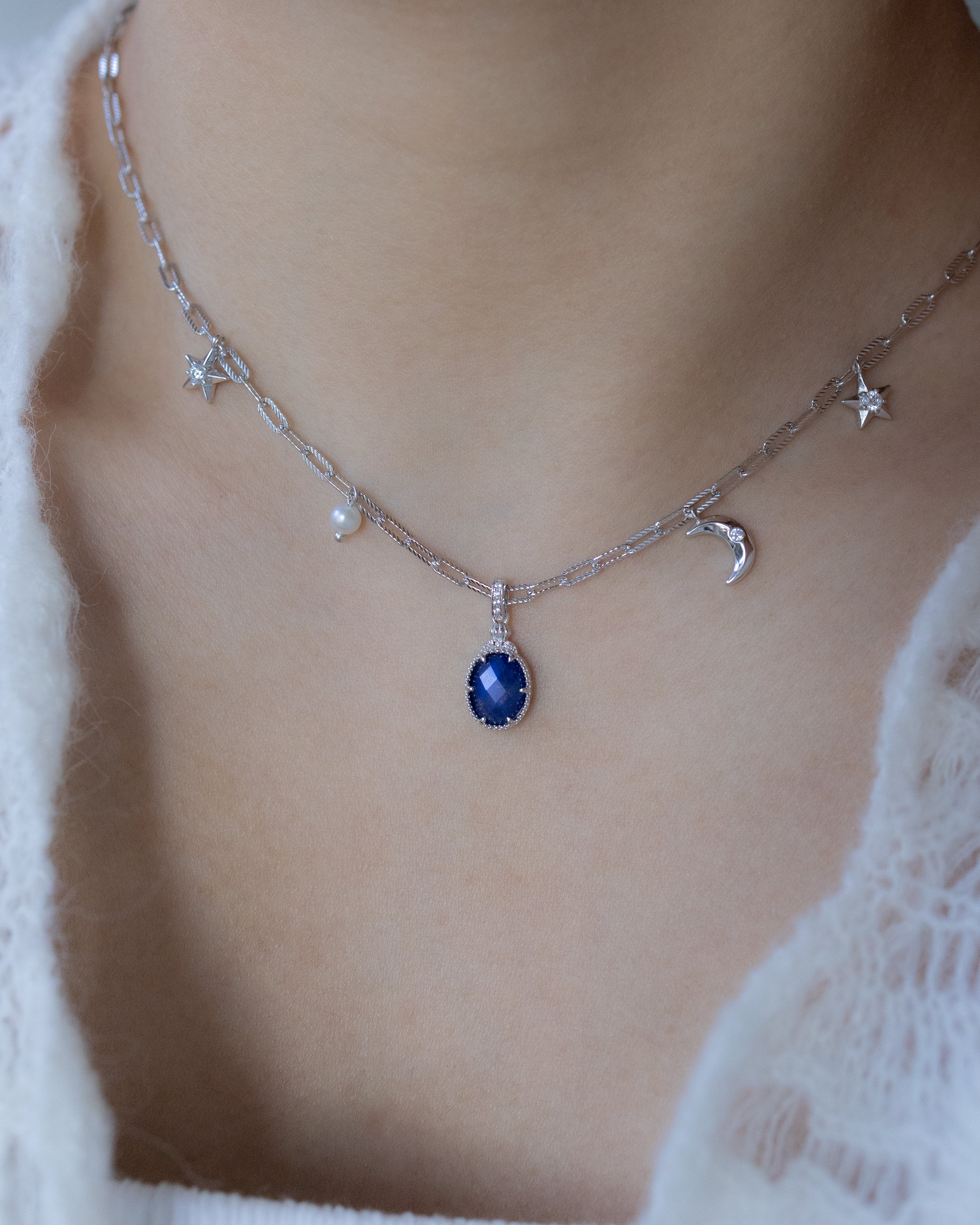 INDIGO NOVA NECKLACE (TWO WAY WEARING)