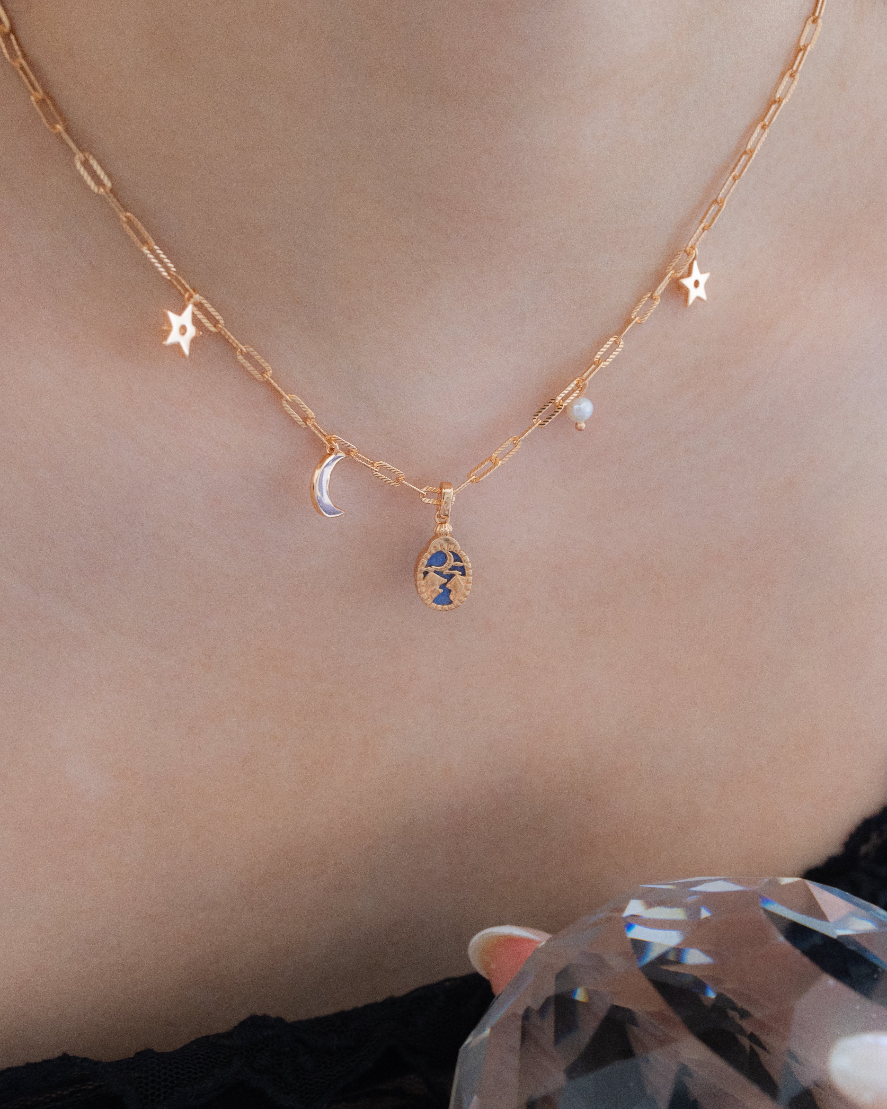 INDIGO NOVA NECKLACE (TWO WAY WEARING)