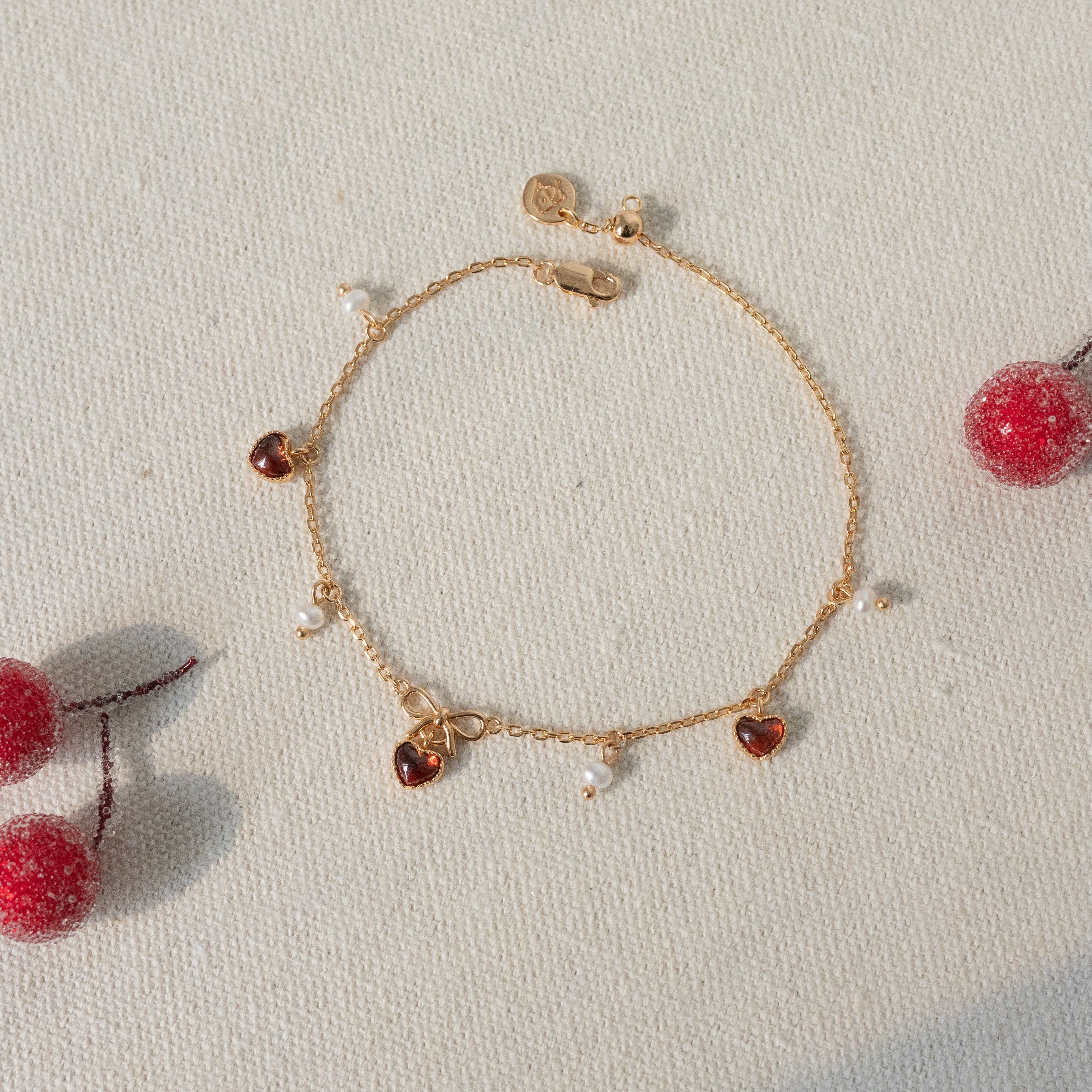 (PRE-ORDER) SWEETHEART RIBBON BRACELET