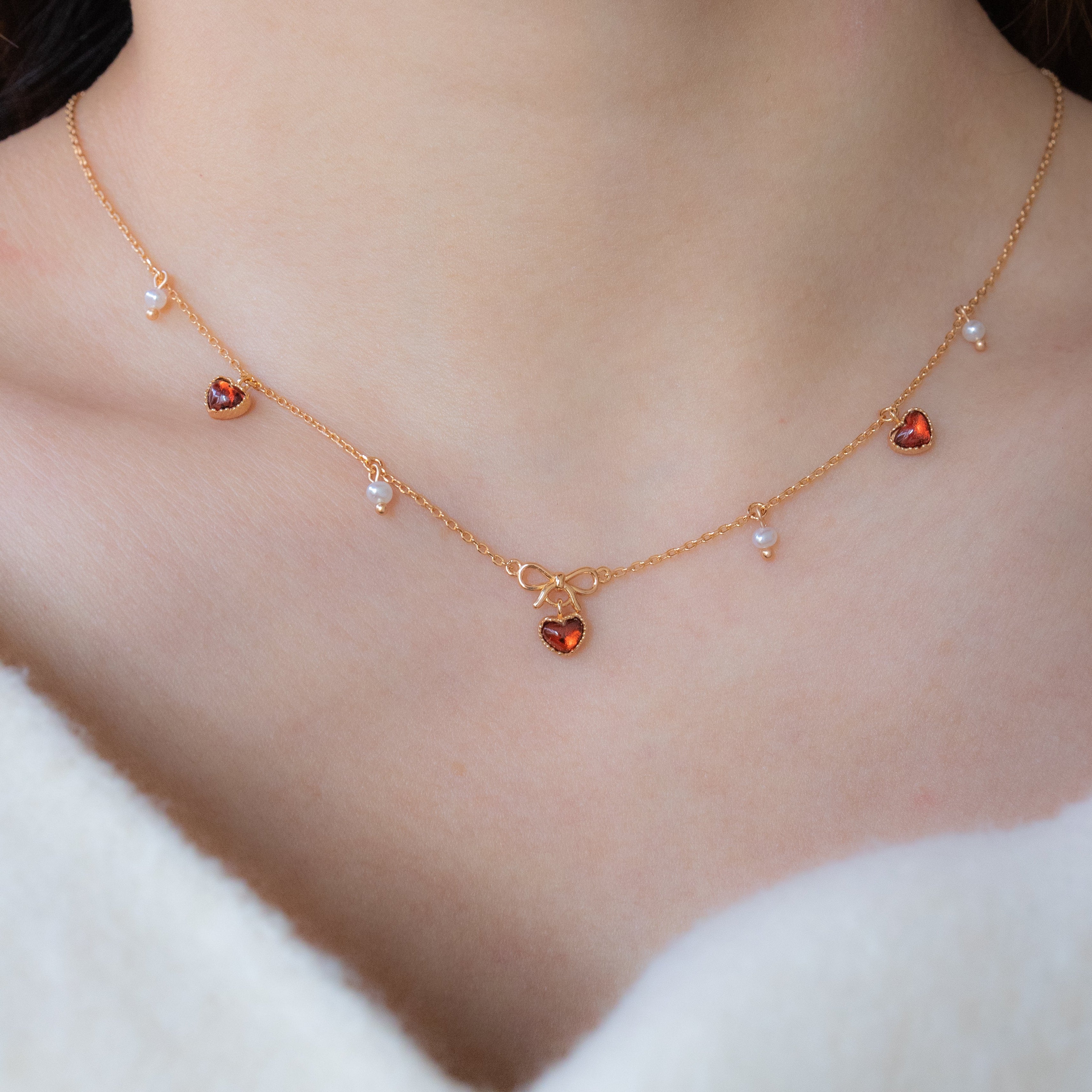 (PRE-ORDER) SWEETHEART RIBBON NECKLACE