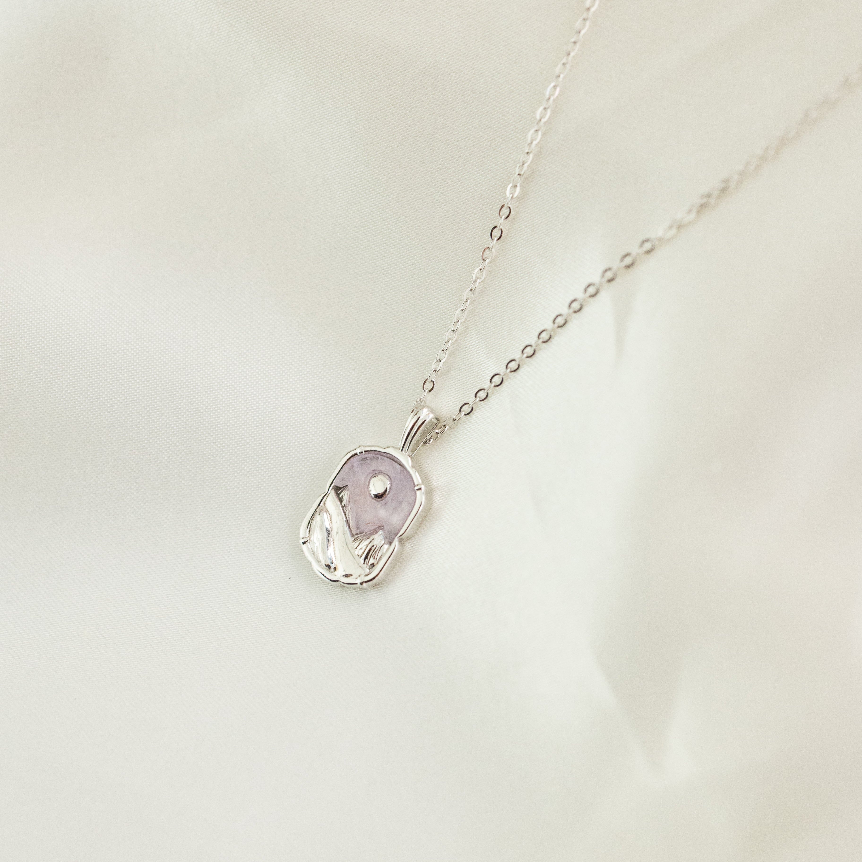 SUNSET DAY DREAM SILVER NECKLACE