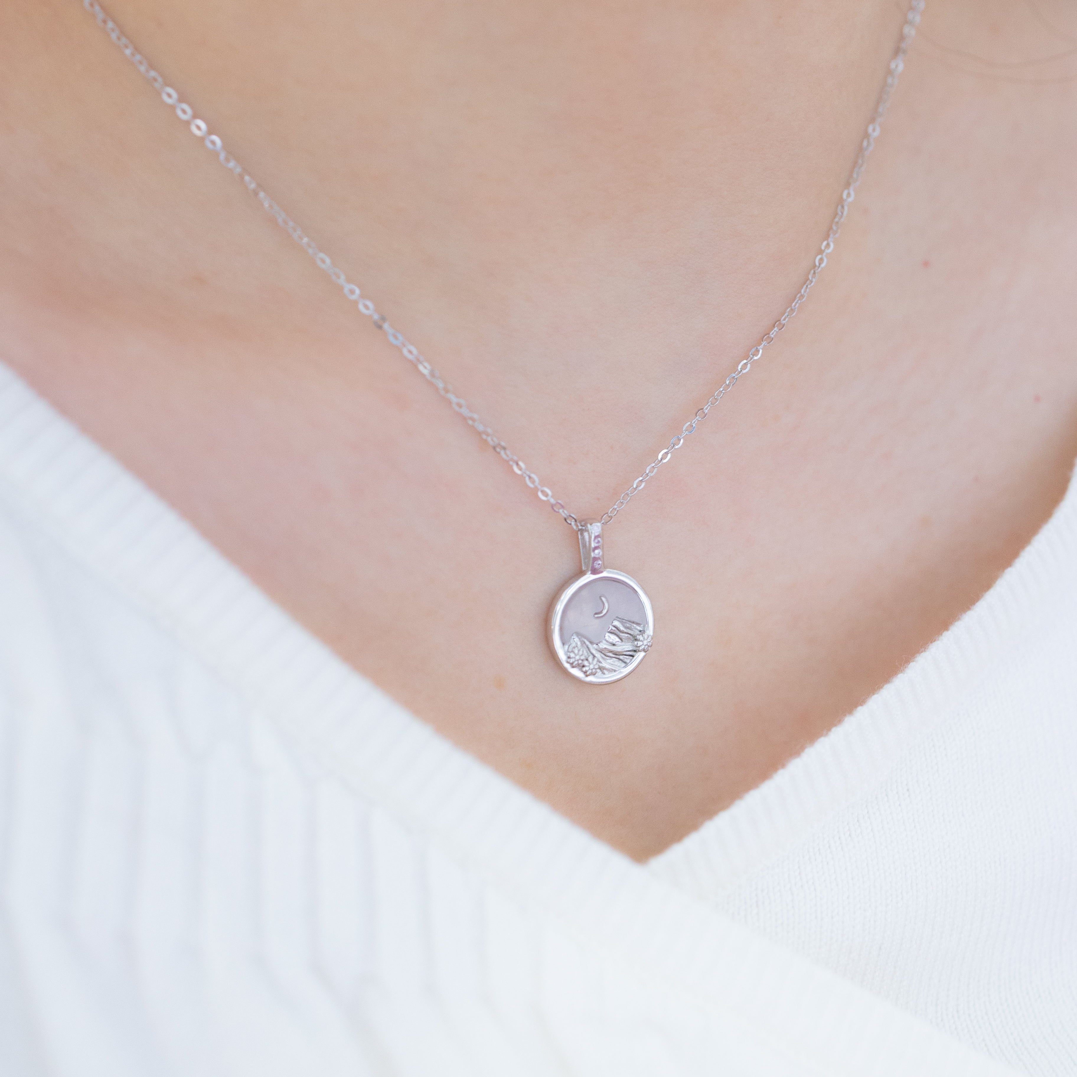 SAKURA DREAM SILVER NECKLACE