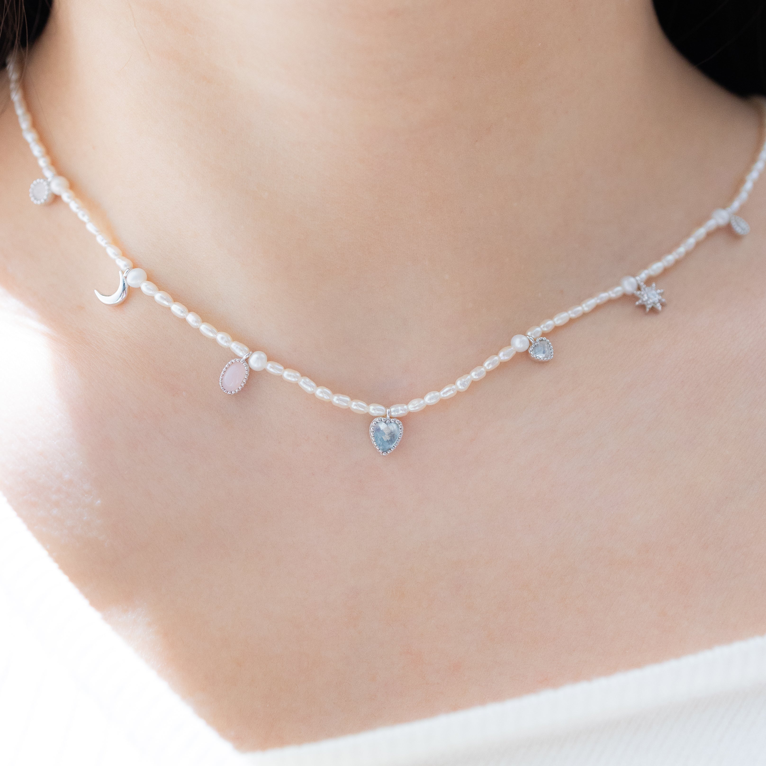 2MM MINI PEARL NECKLACE