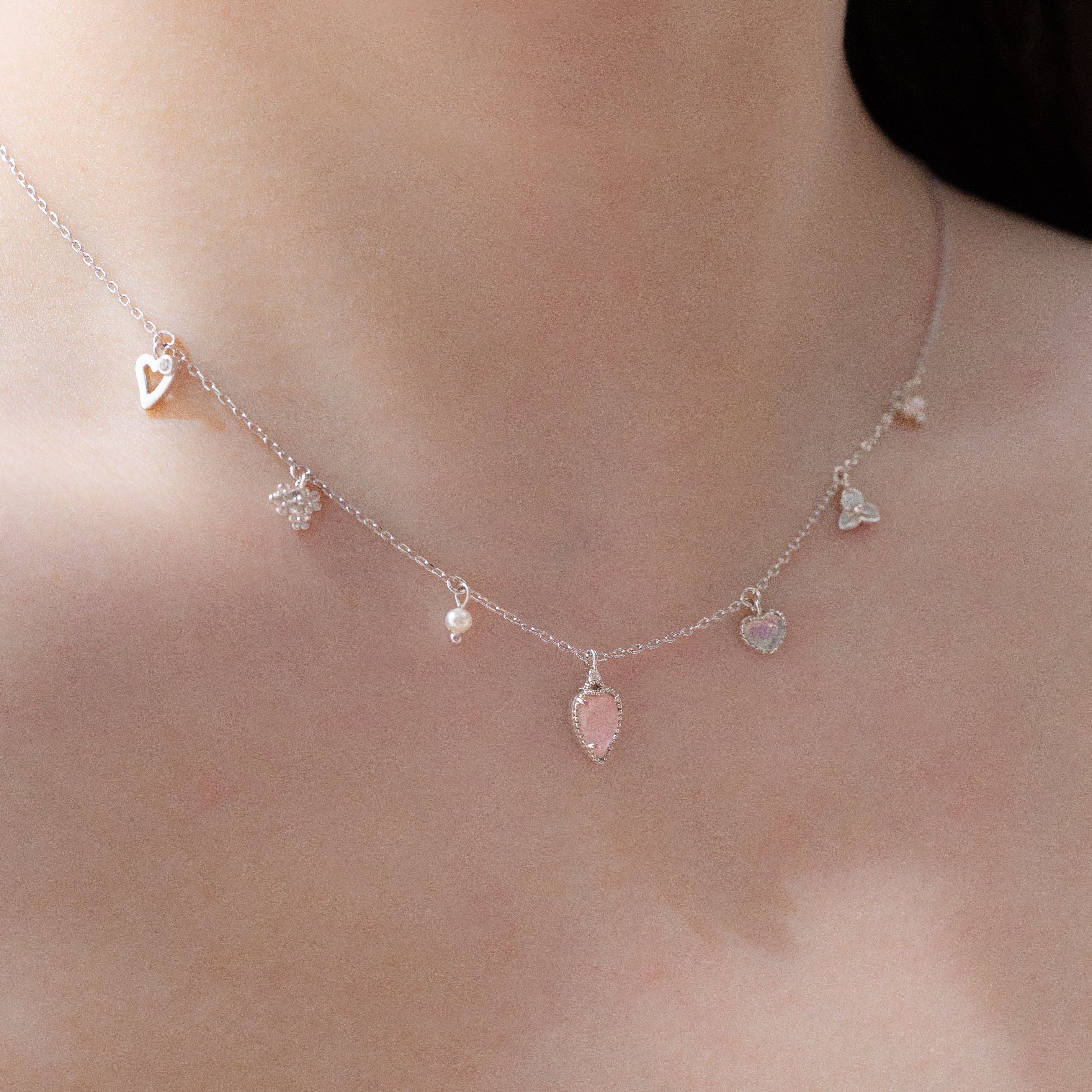 DEAR LOVE GARDEN SILVER NECKLACE