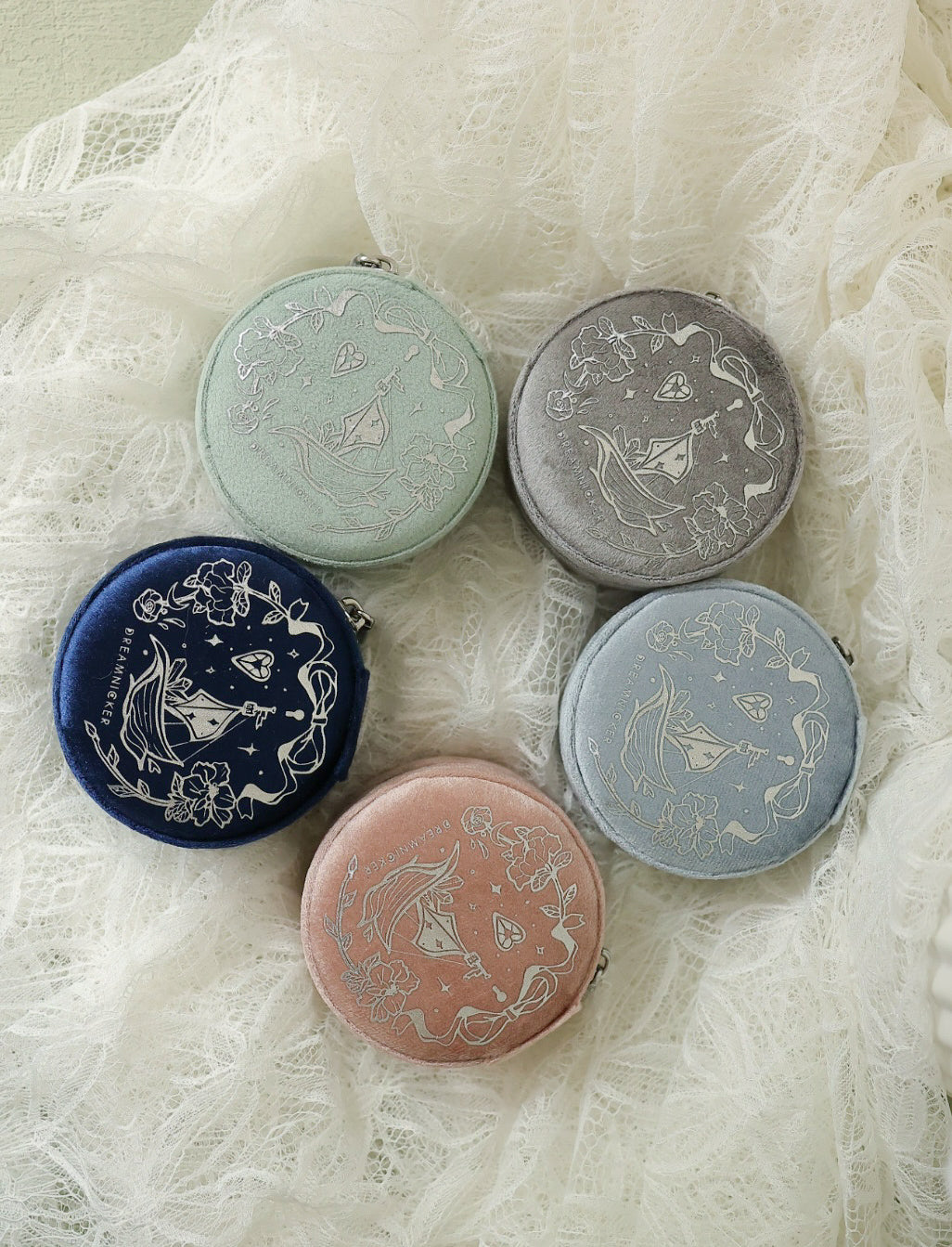 (GREY) OCEAN TREASURE JEWELLERY CASE