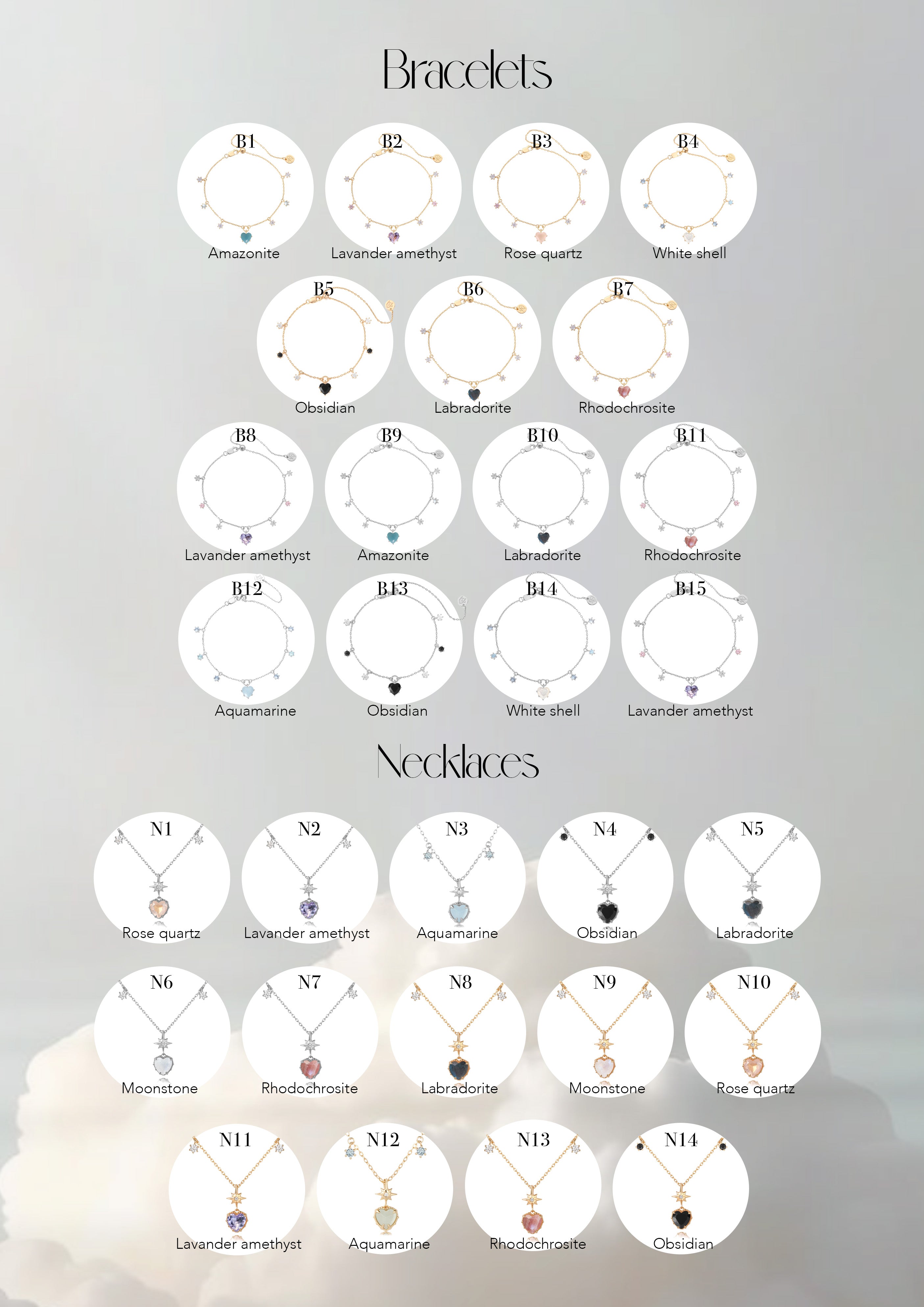 Gemstone Party Set - Bracelet and necklace