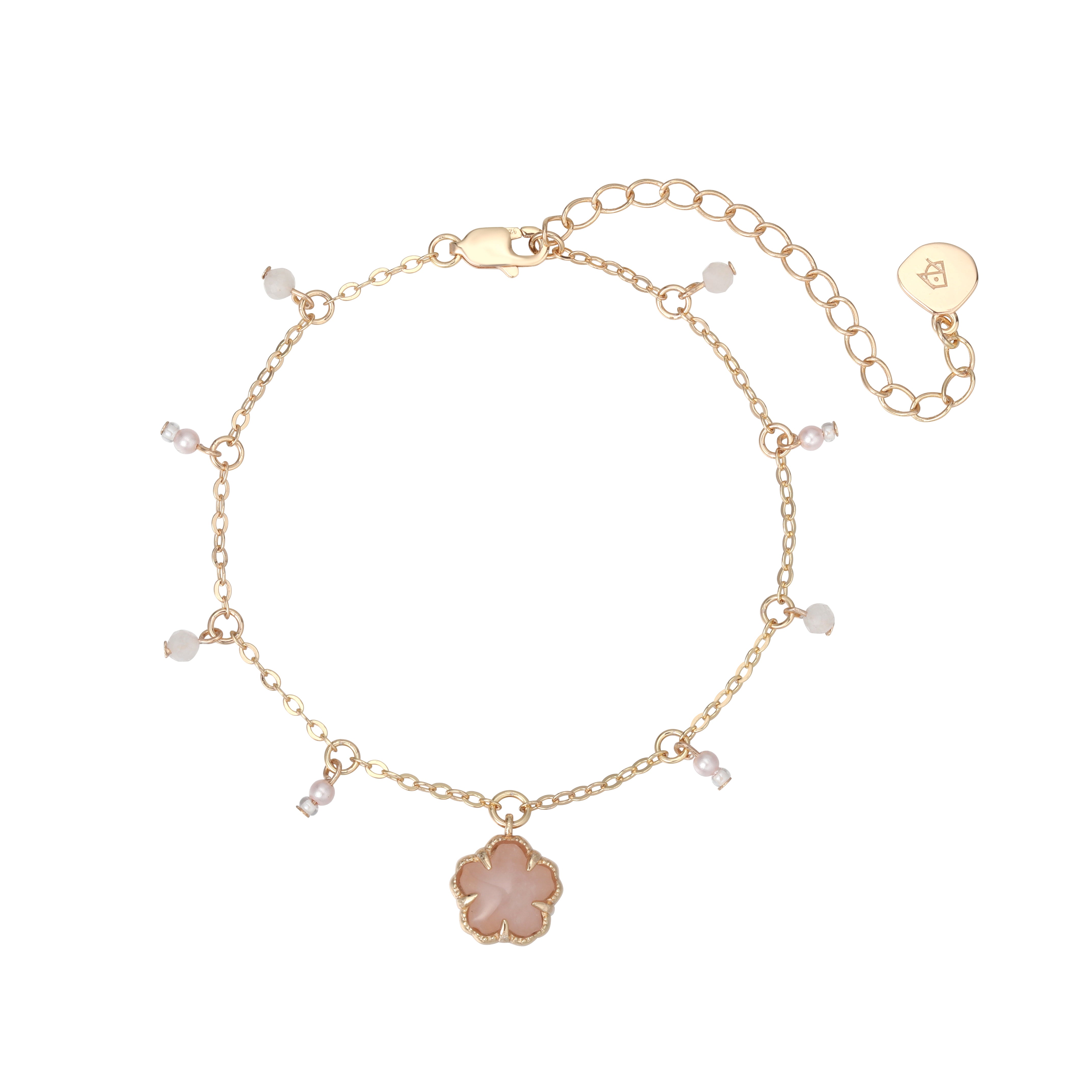 SAKURA BLOSSOM BRACELET - ROSE QAURTZ