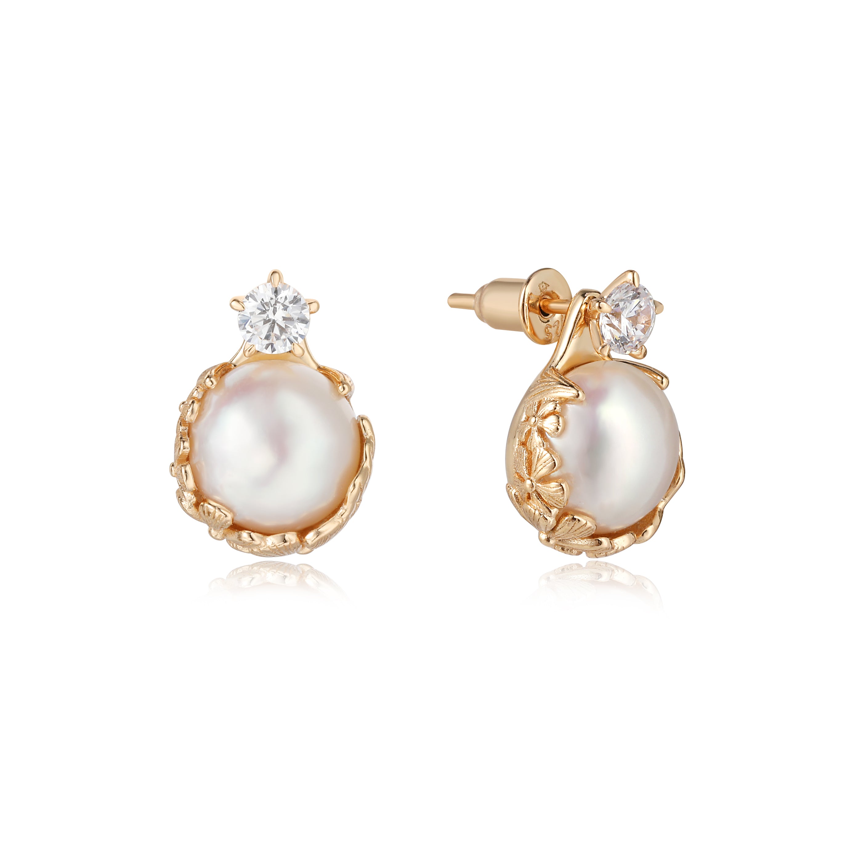 PEARL BLOSSOM EARRINGS