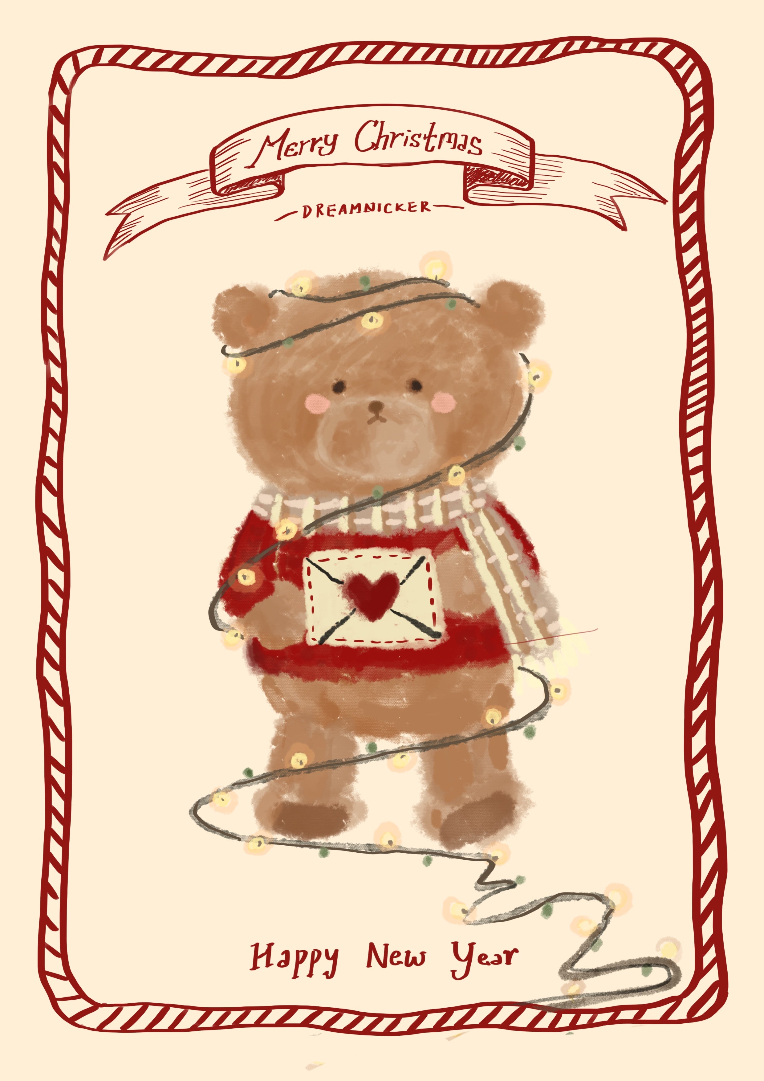 CHRISTMAS LOVING BEAR