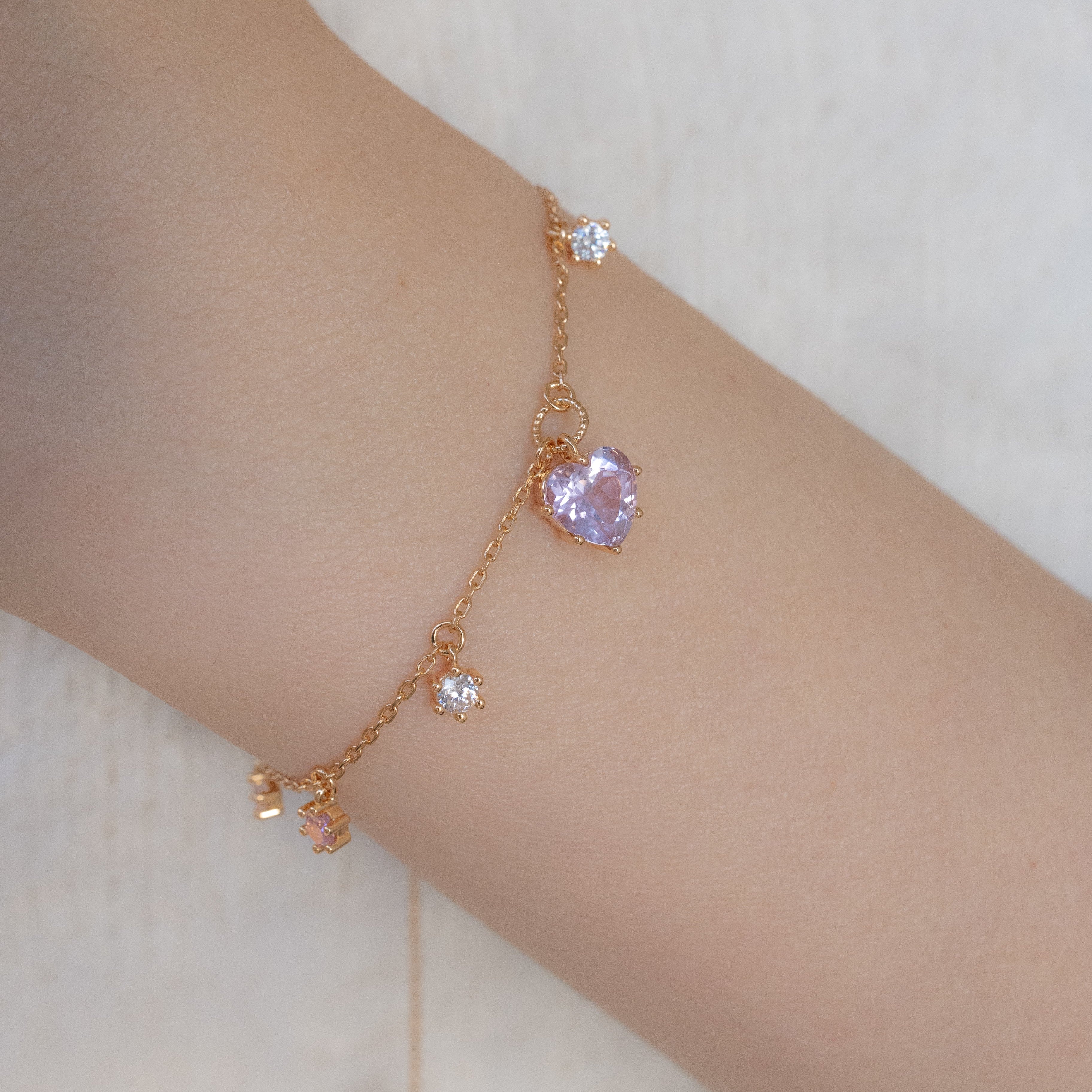 CHARMING WONDERS BRACELET - LAVENDER AMETHYST