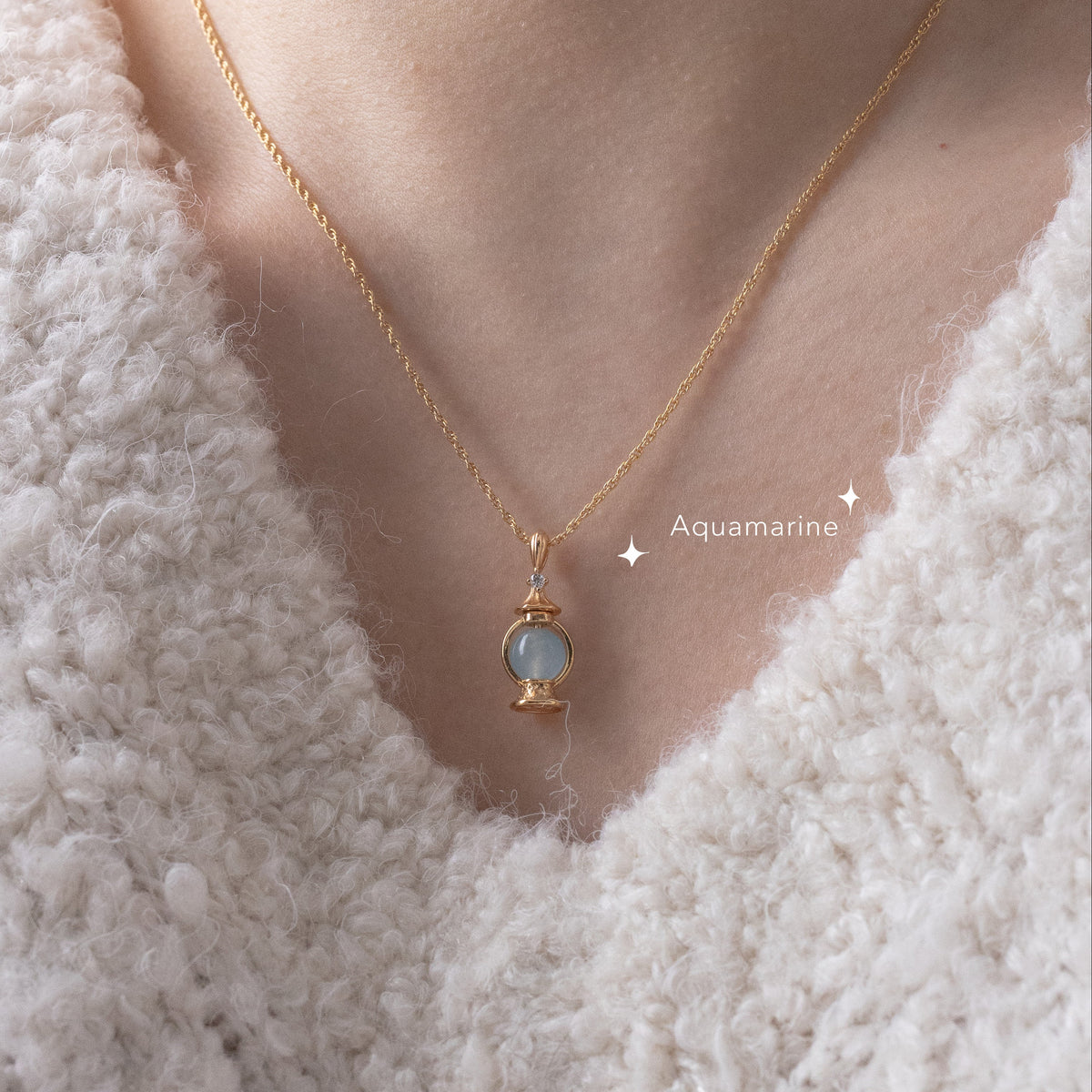 LUMINA GOLD PENDANT (MULTIPLE GEMSTONES)