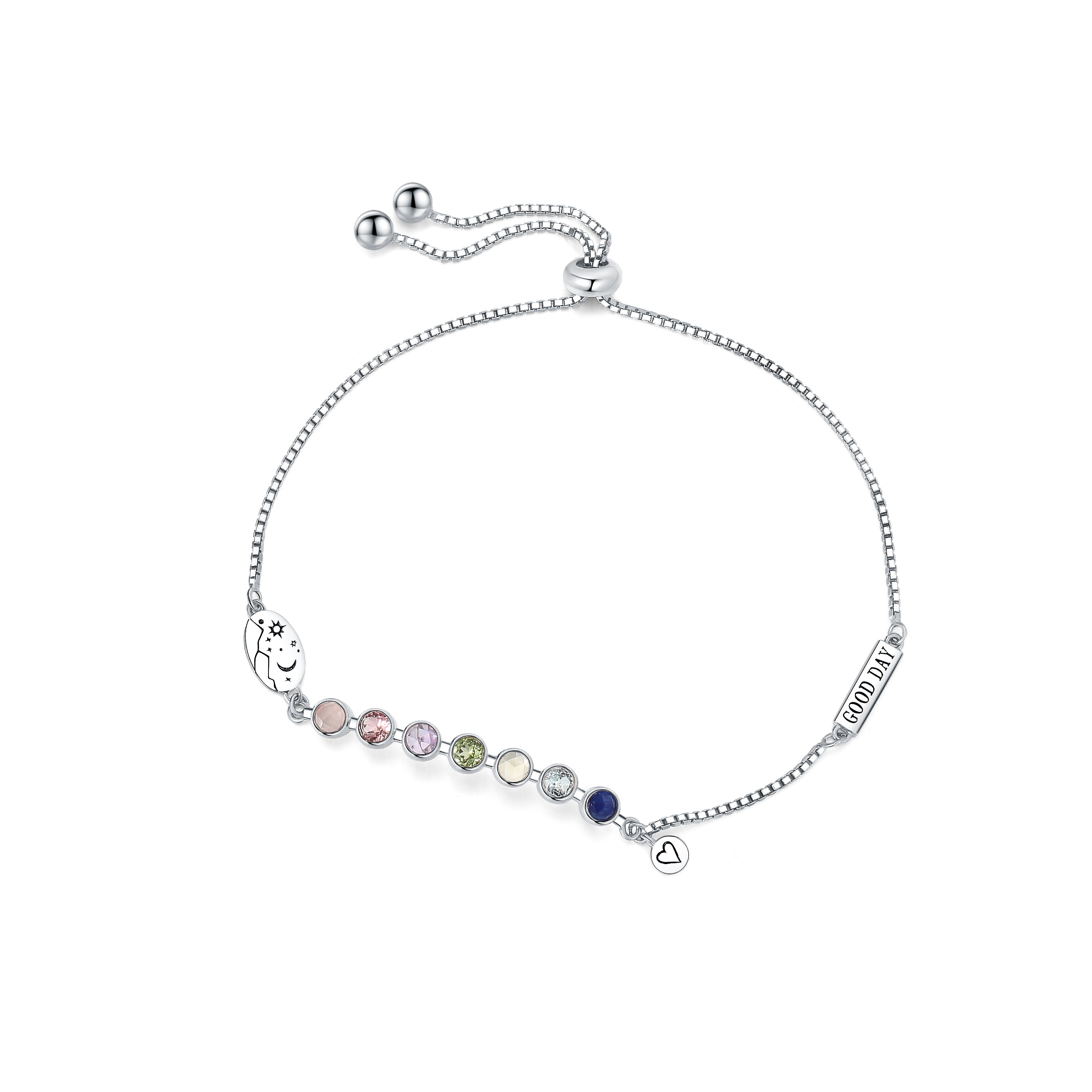 RAINBOW MOOD SILVER GEMSTONE