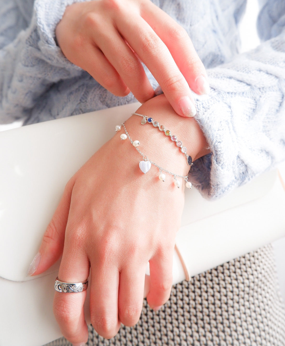 RAINBOW MOOD SILVER GEMSTONE