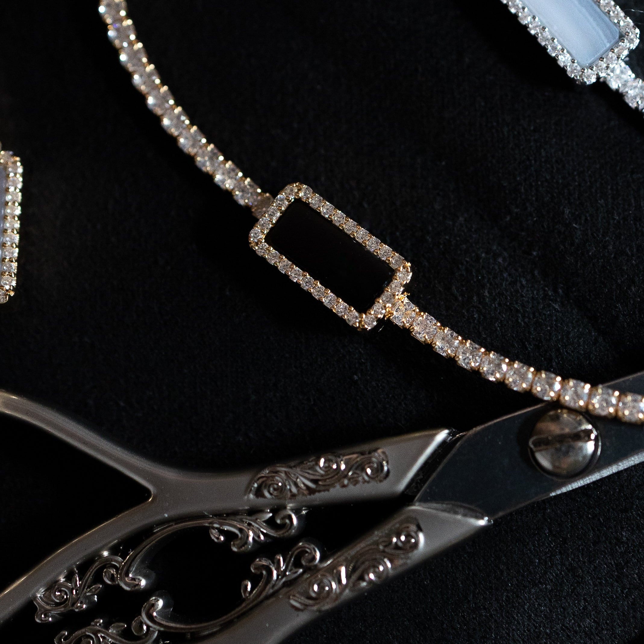 ART DECOR 2.0 TENNIS BRACELET - OBSIDIAN