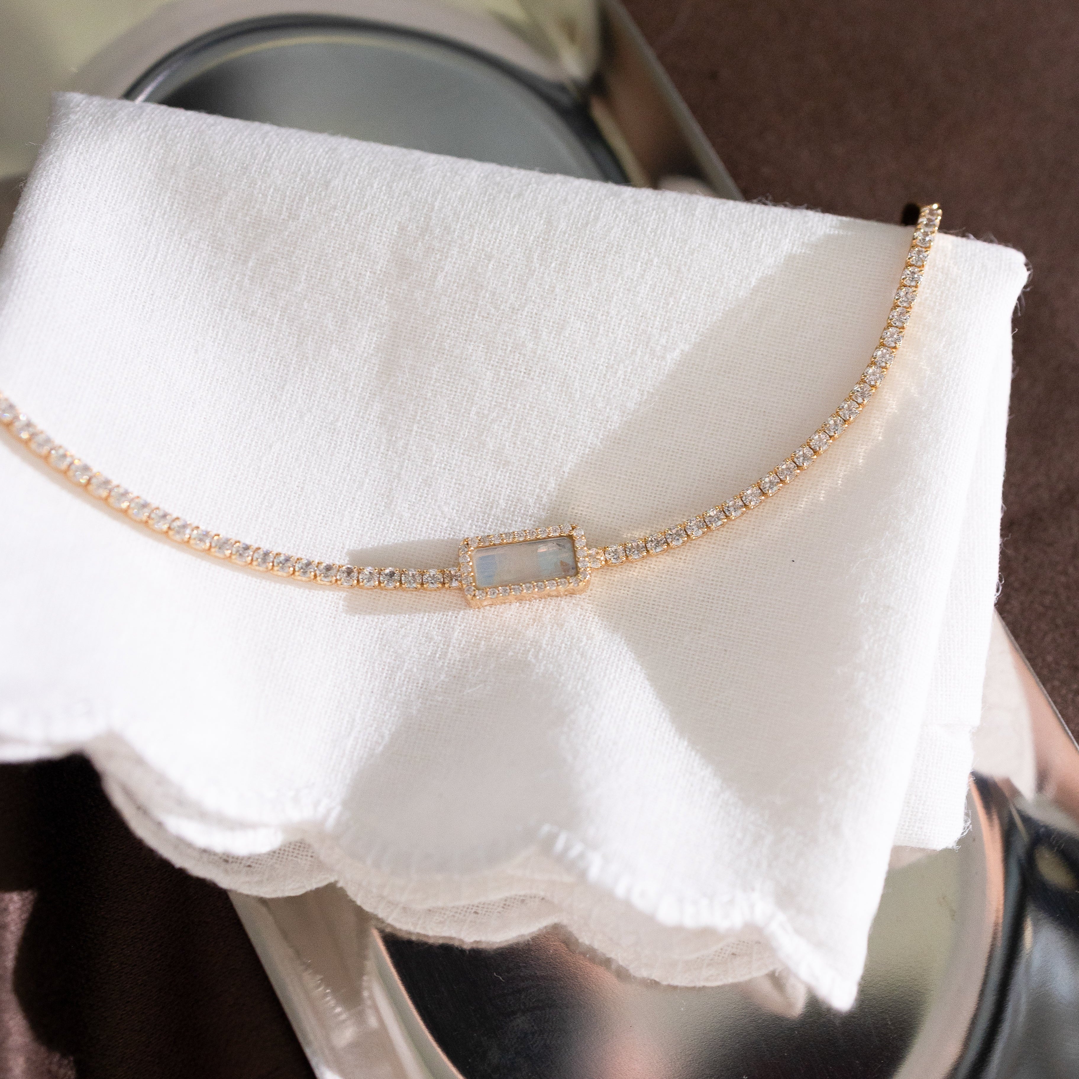 ART DECOR 2.0 TENNIS BRACELET - MOONSTONE