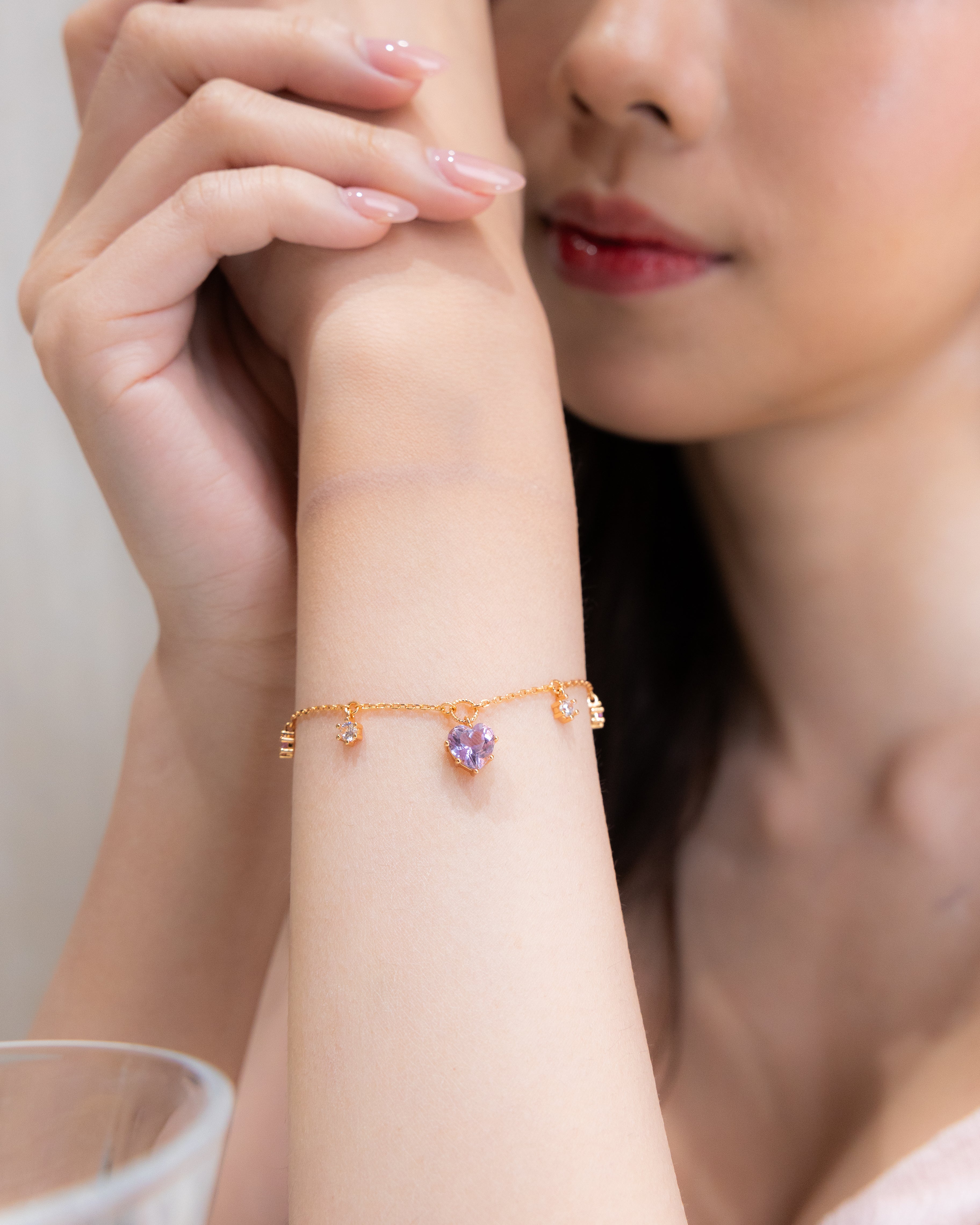CHARMING WONDERS BRACELET - LAVENDER AMETHYST