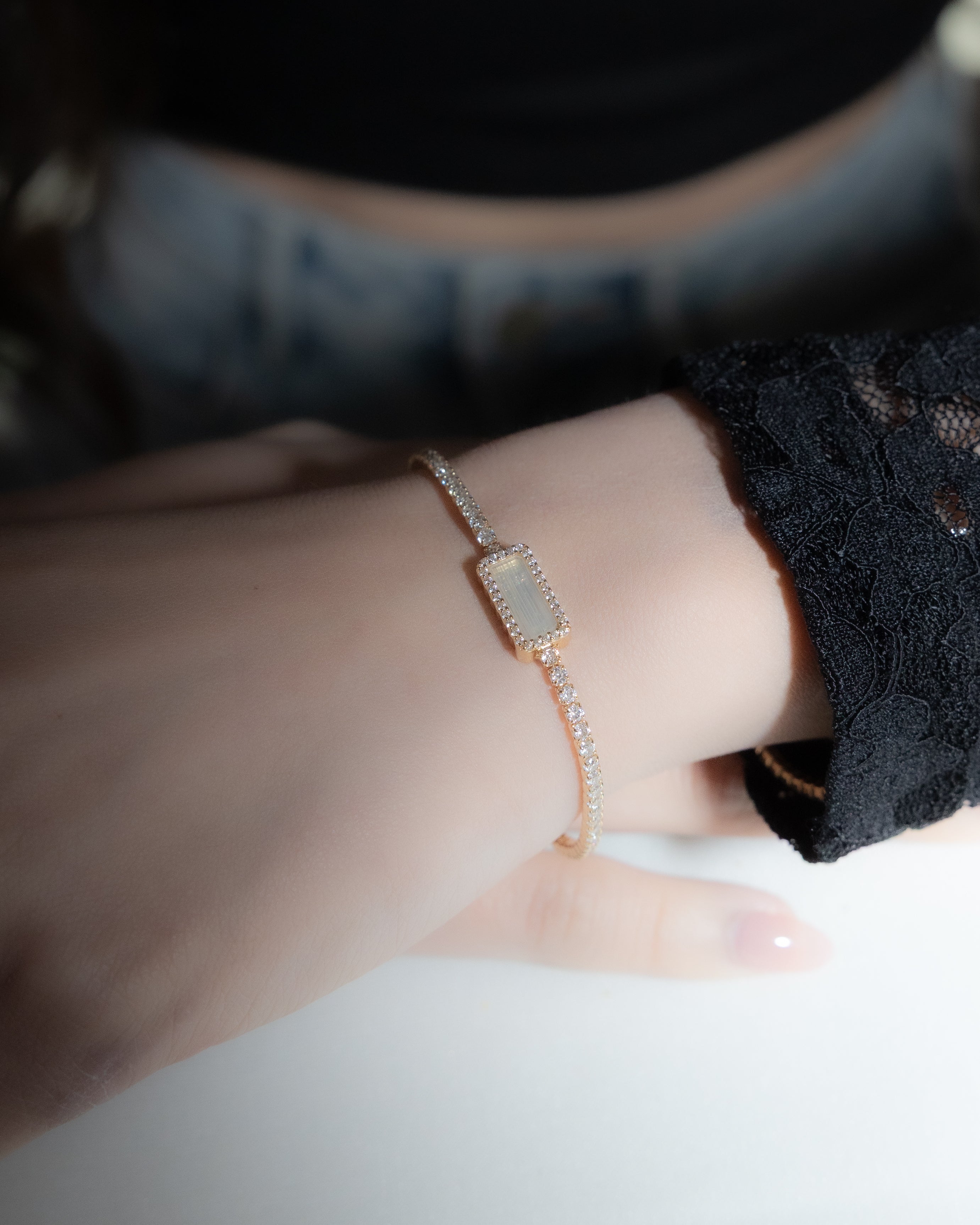 ART DECOR 2.0 TENNIS BRACELET - MOONSTONE