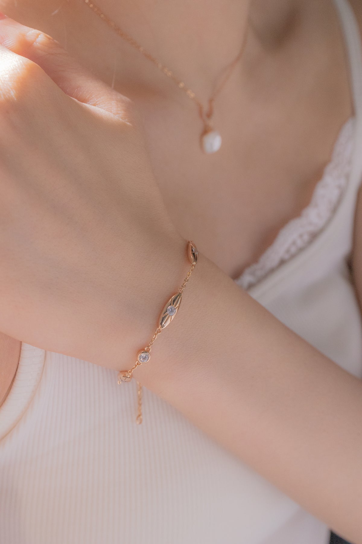 STARRY EYE CHAIN BRACELET