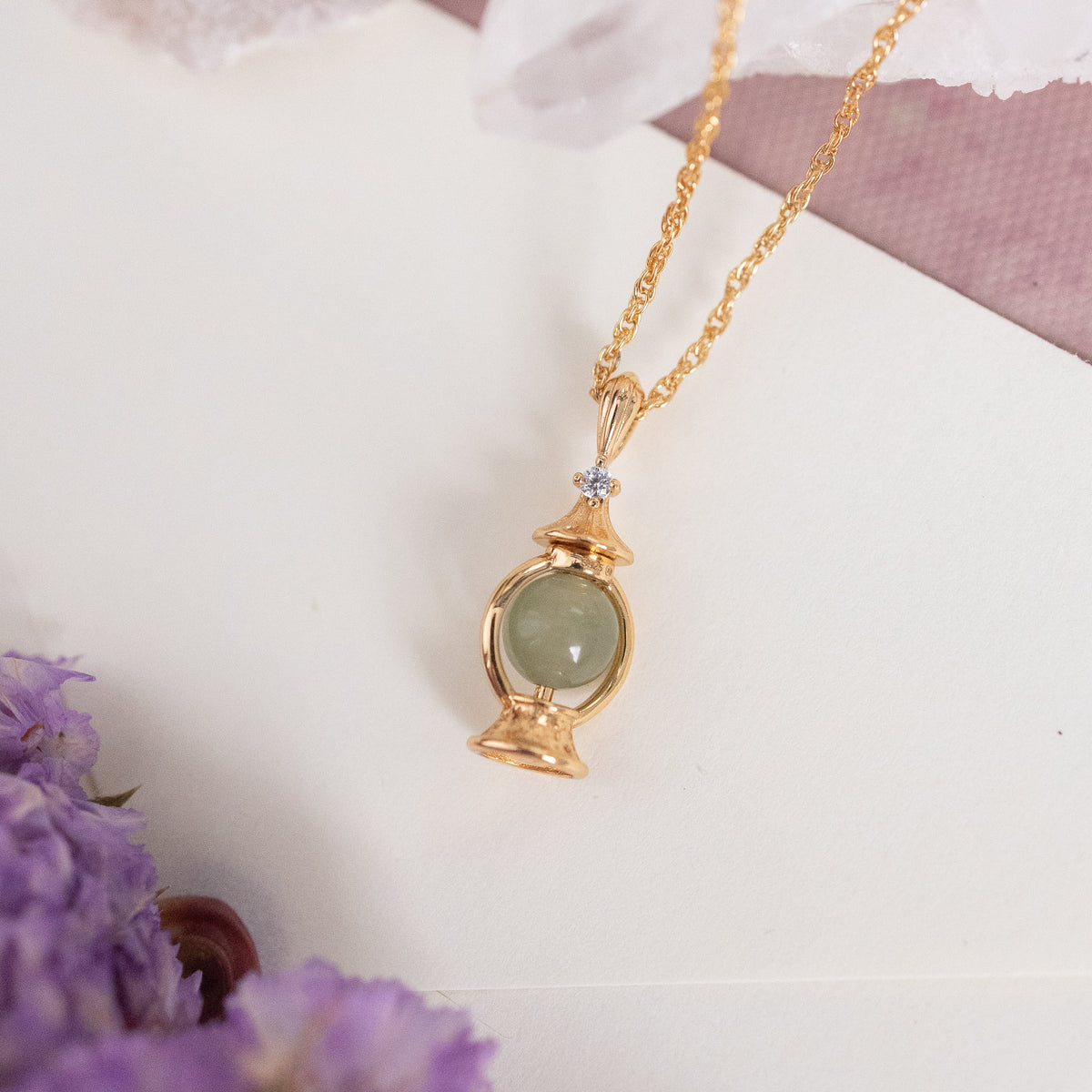 LUMINA GOLD PENDANT (MULTIPLE GEMSTONES)