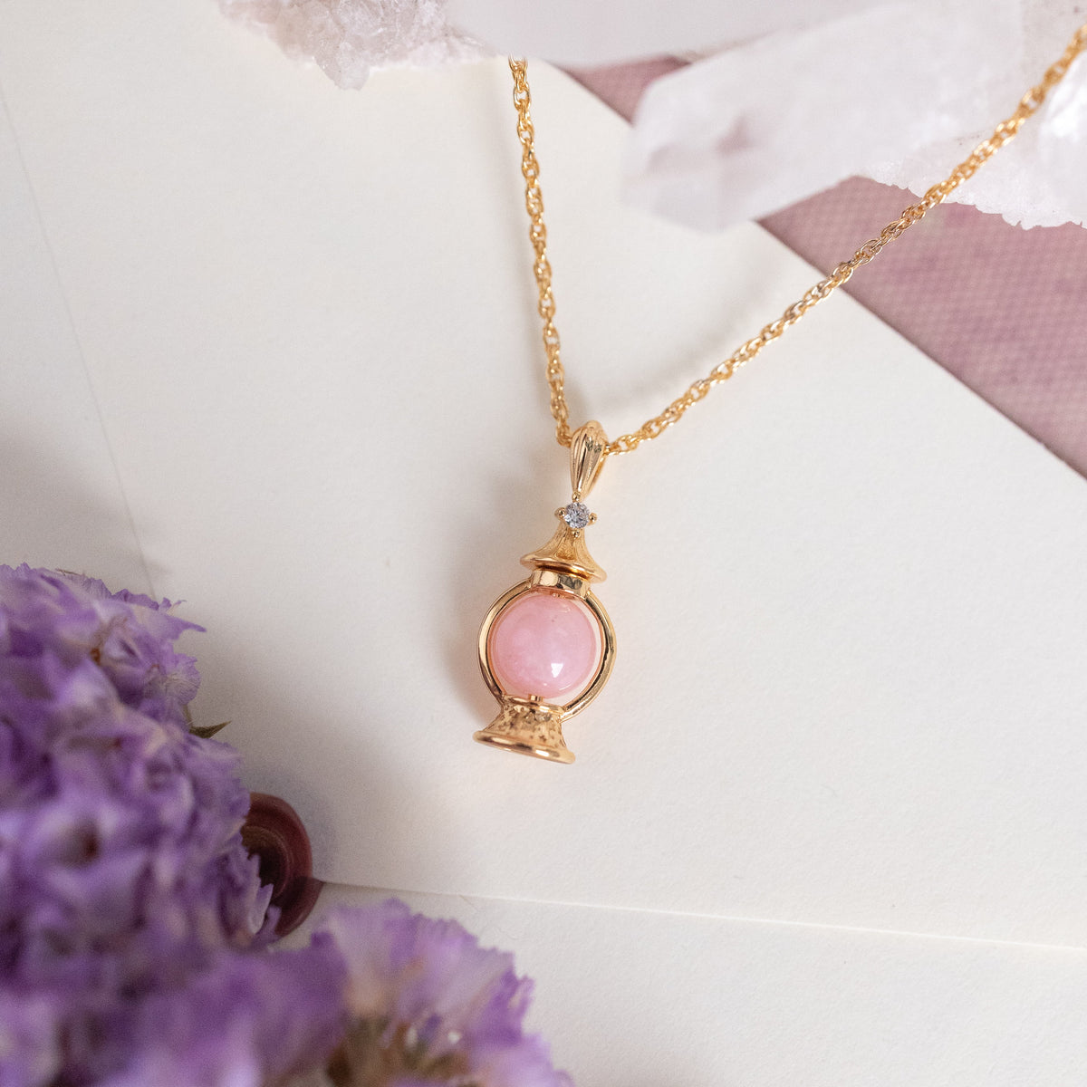 LUMINA GOLD PENDANT (MULTIPLE GEMSTONES)