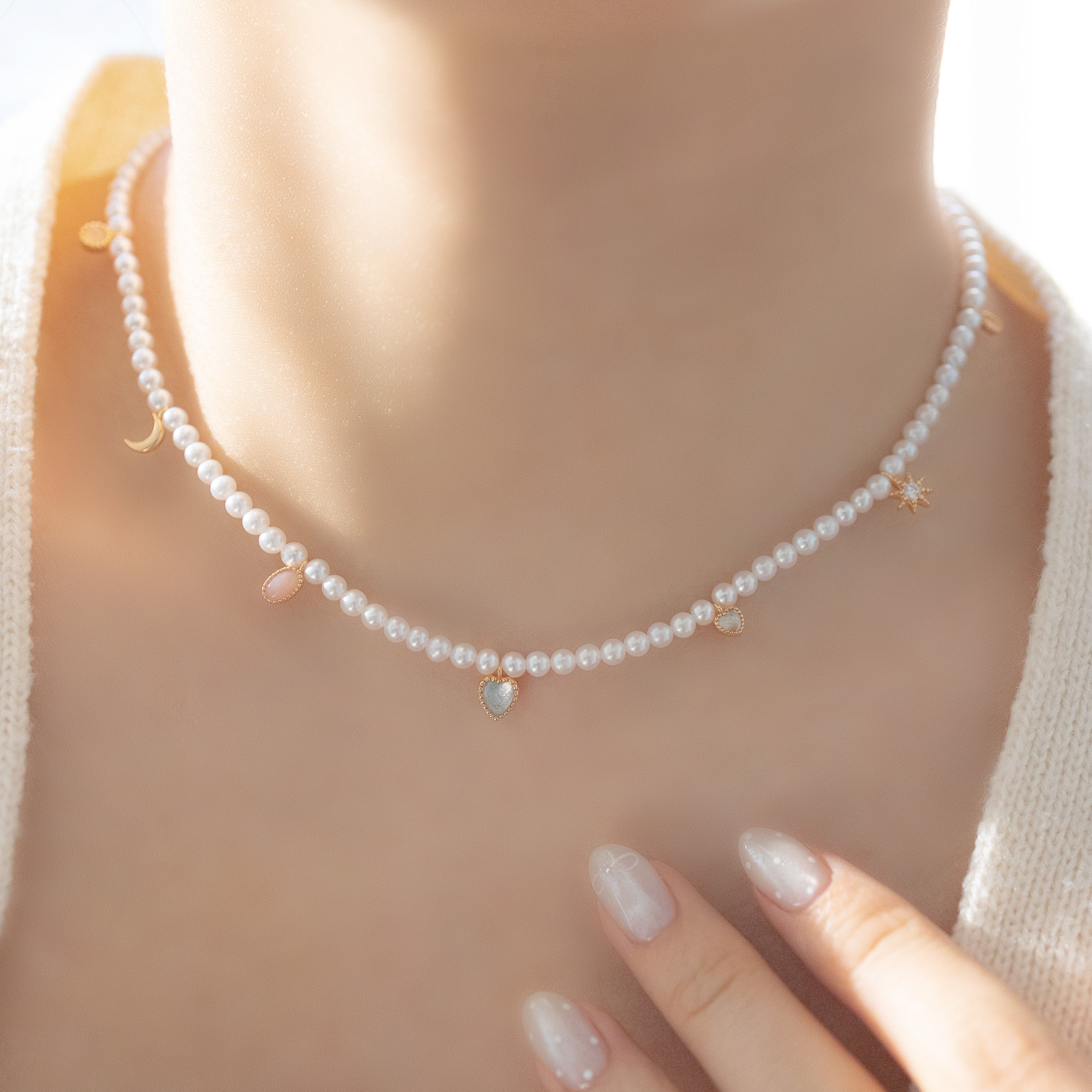 AUDREY PEARL NECKLACE