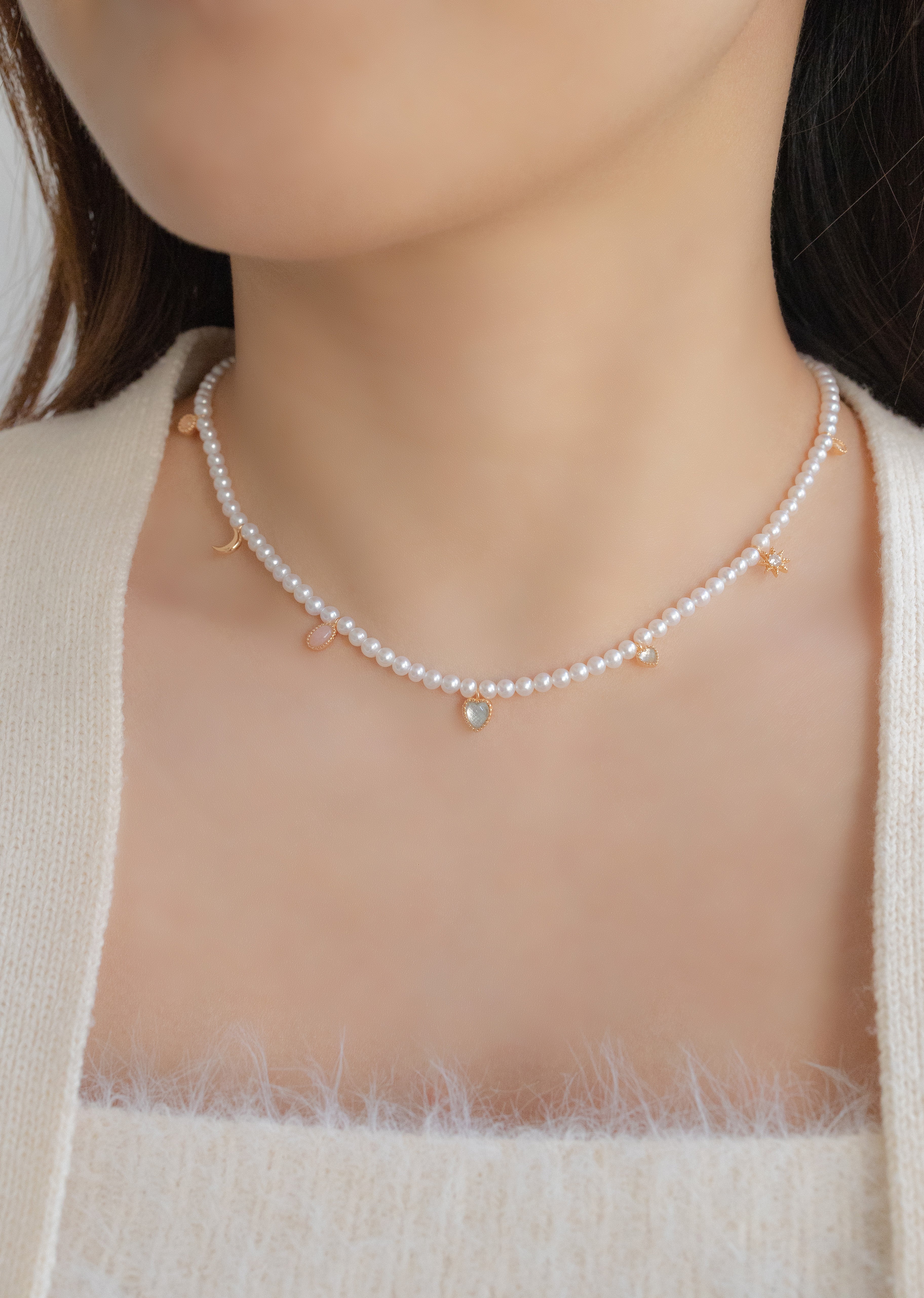 AUDREY PEARL NECKLACE