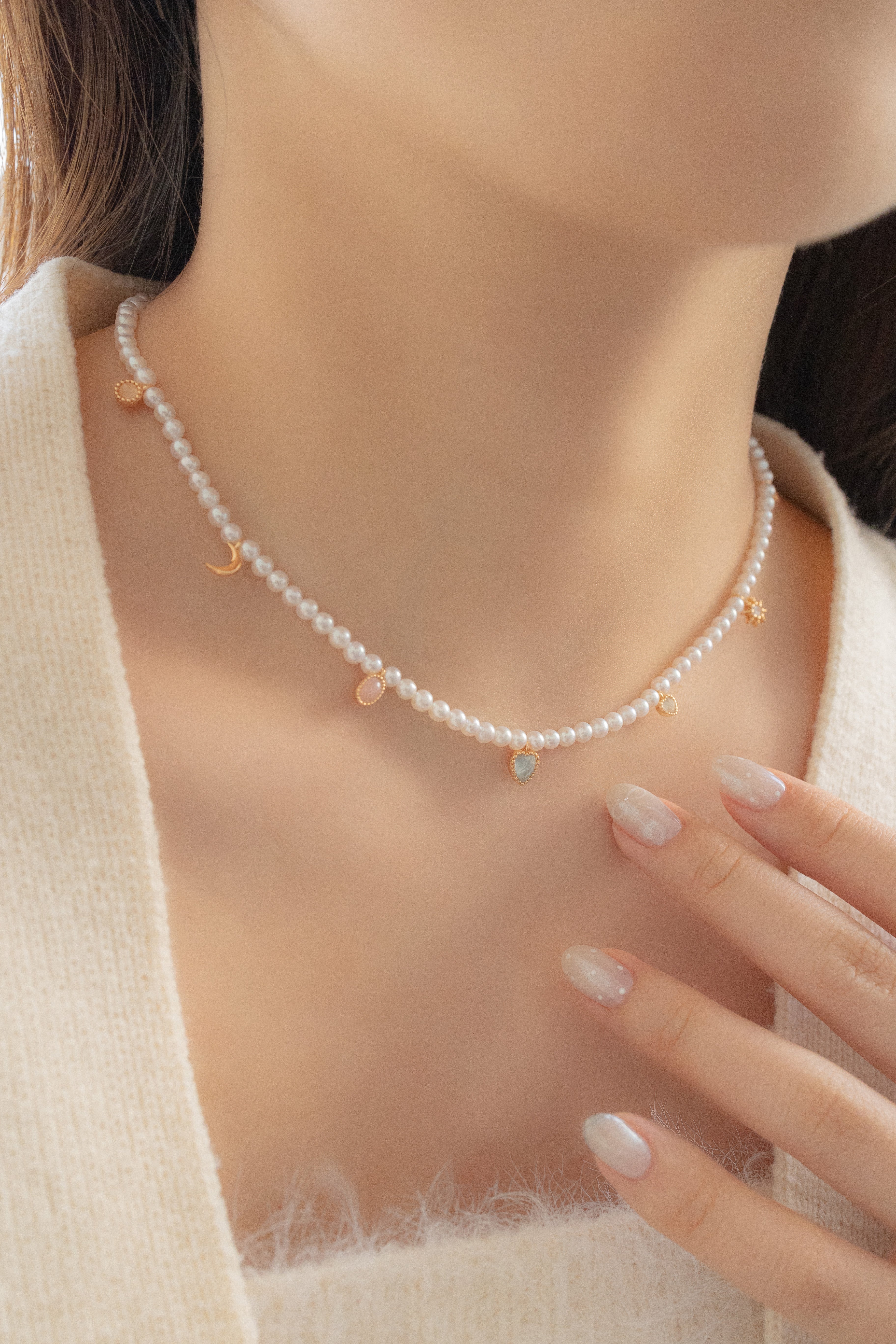 AUDREY PEARL NECKLACE