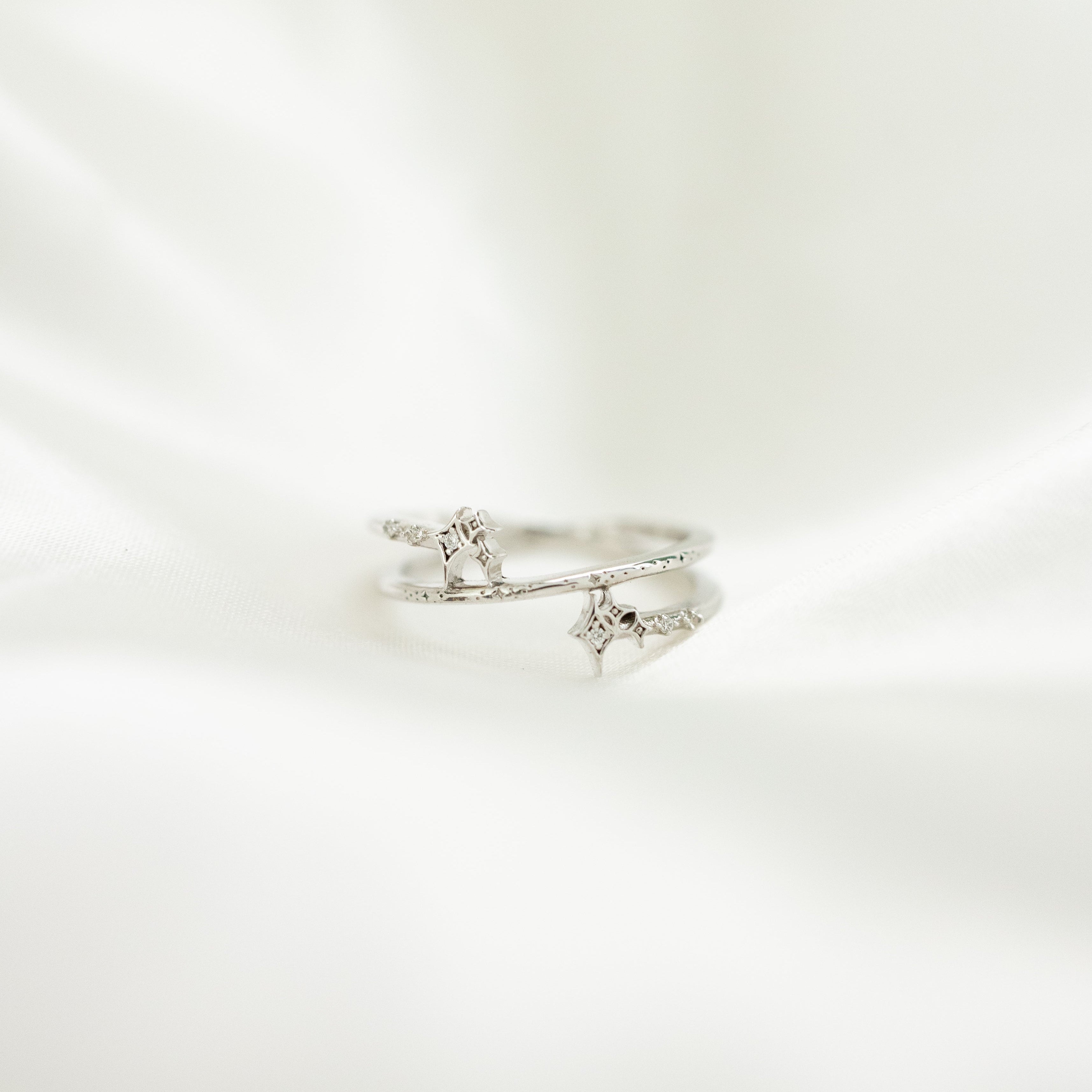 WISHING STAR SILVER RING