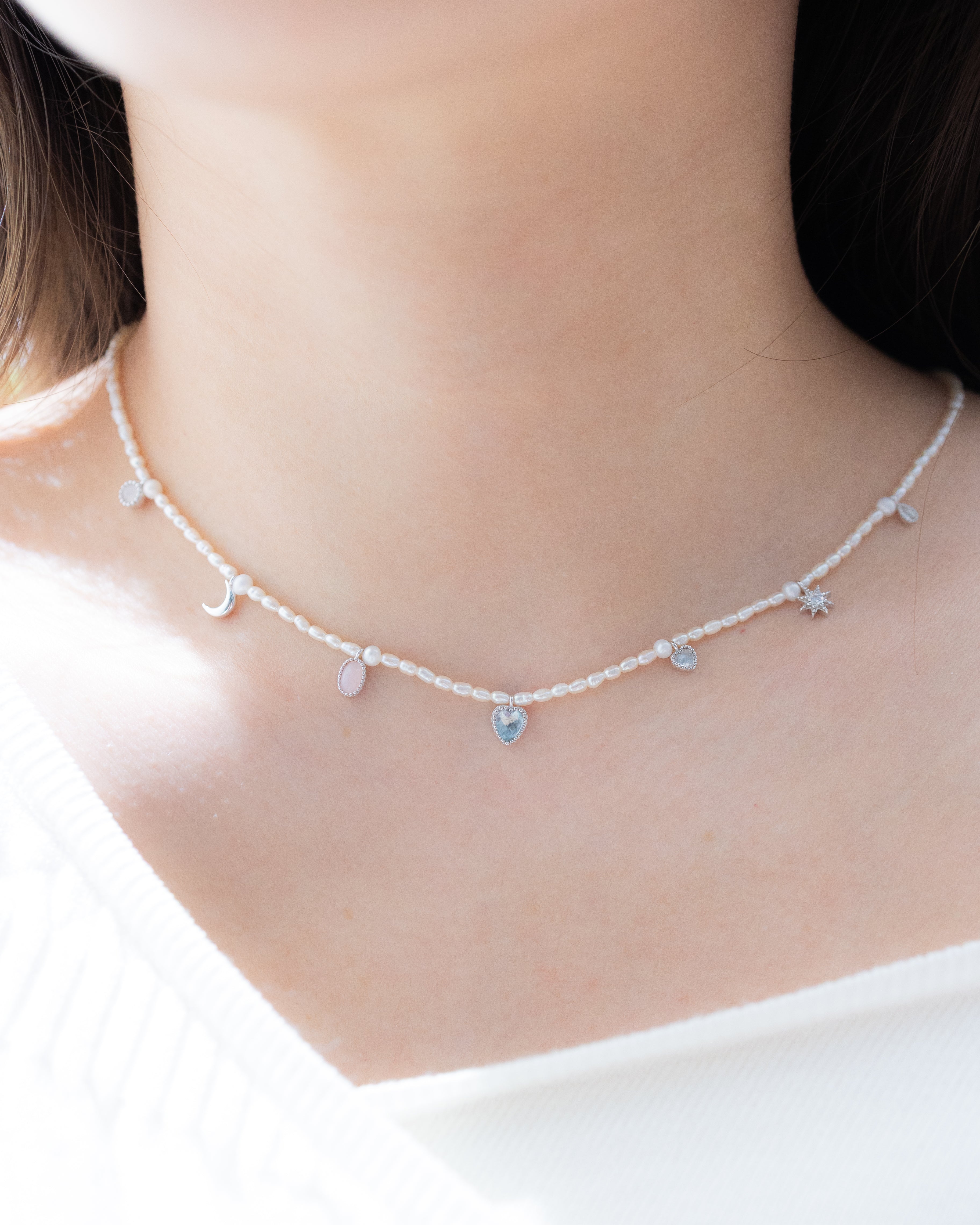 2MM MINI PEARL NECKLACE