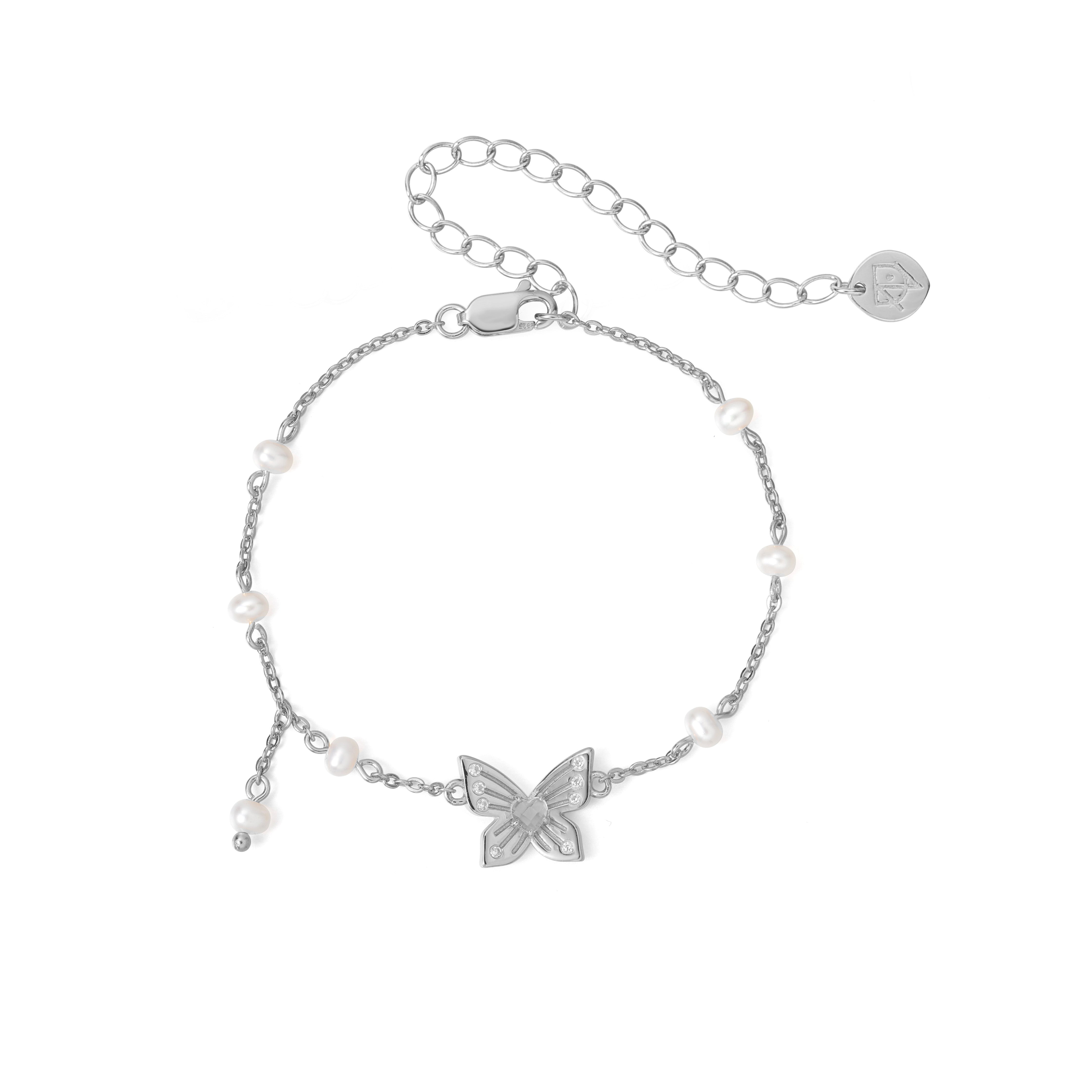 BUTTERFLY GARDEN SILVER BRACELET