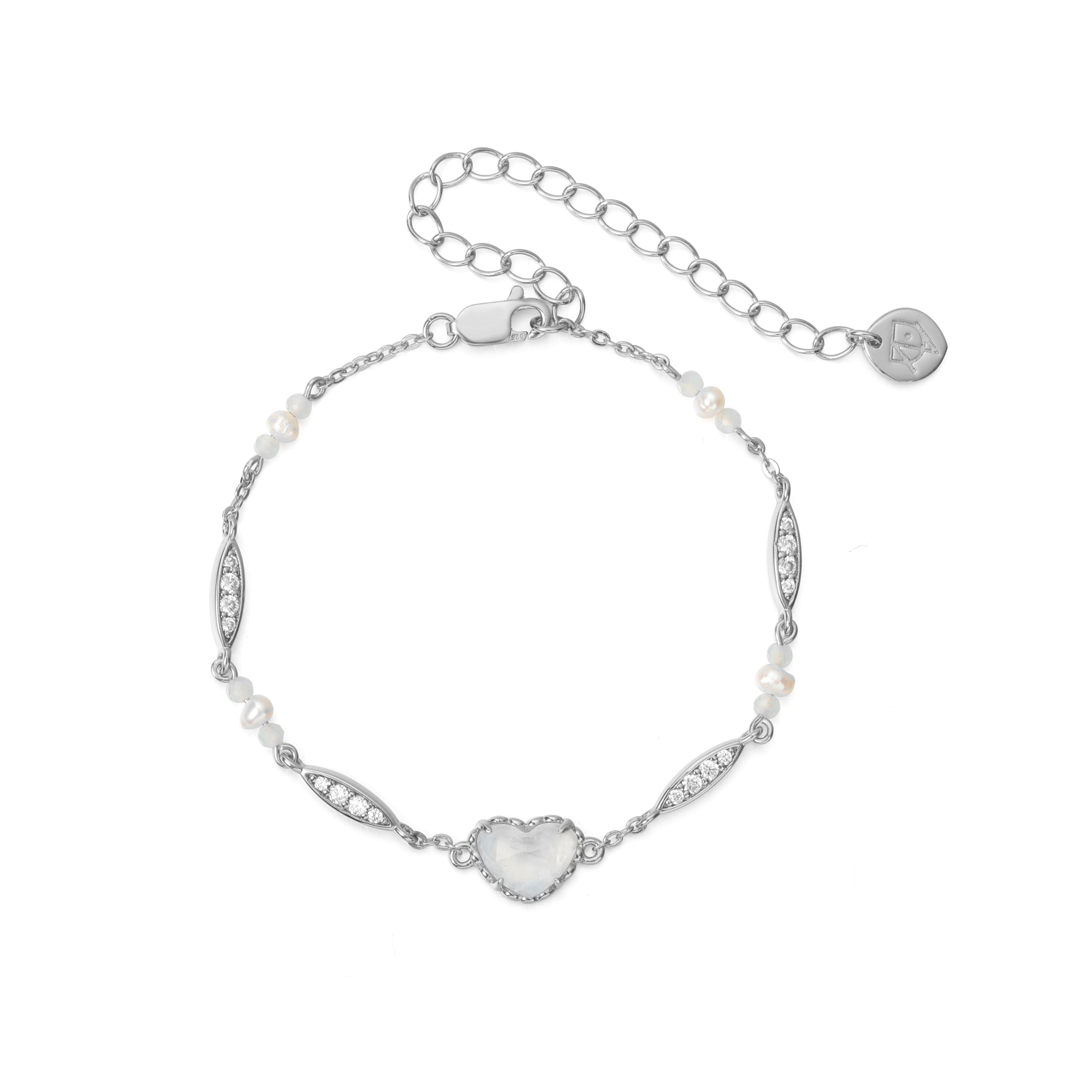 VACANZA  SILVER  BRACELET MOONSTONE