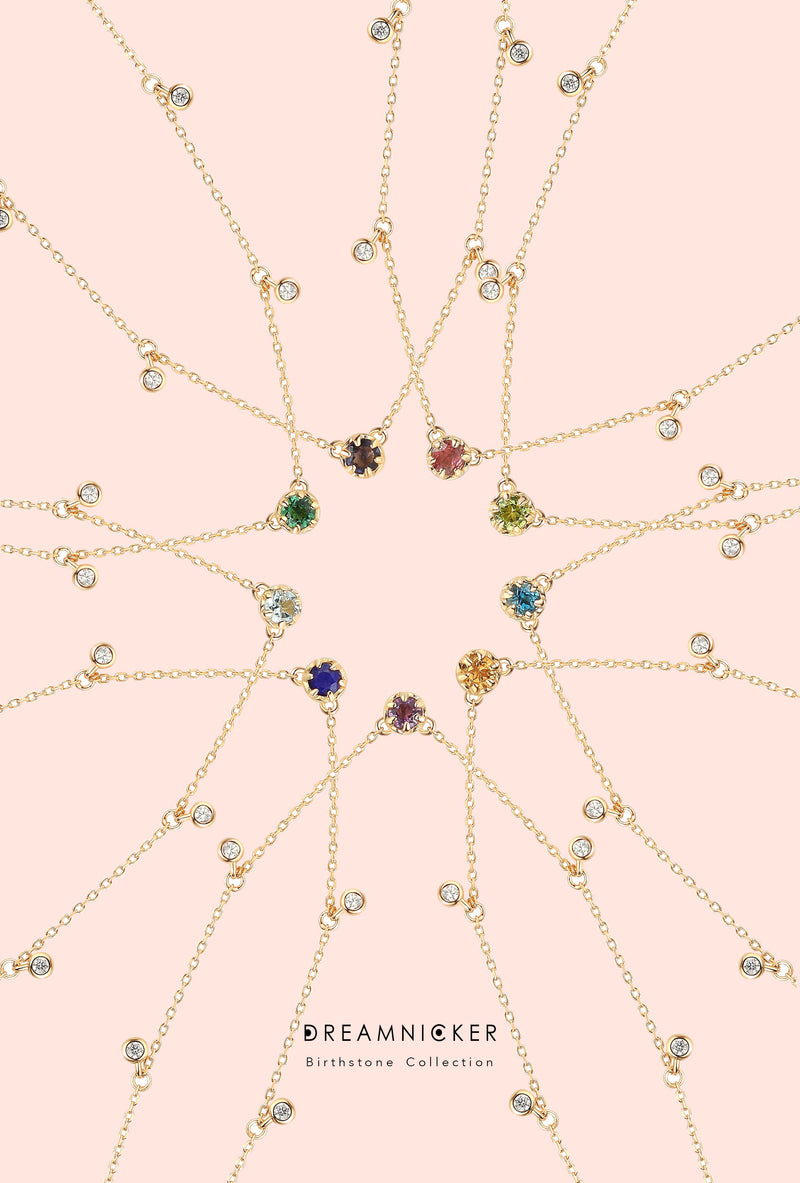 (JULY/OCT)TOURMALINE NECKLACE - BIRTHSTONE COLLECTION