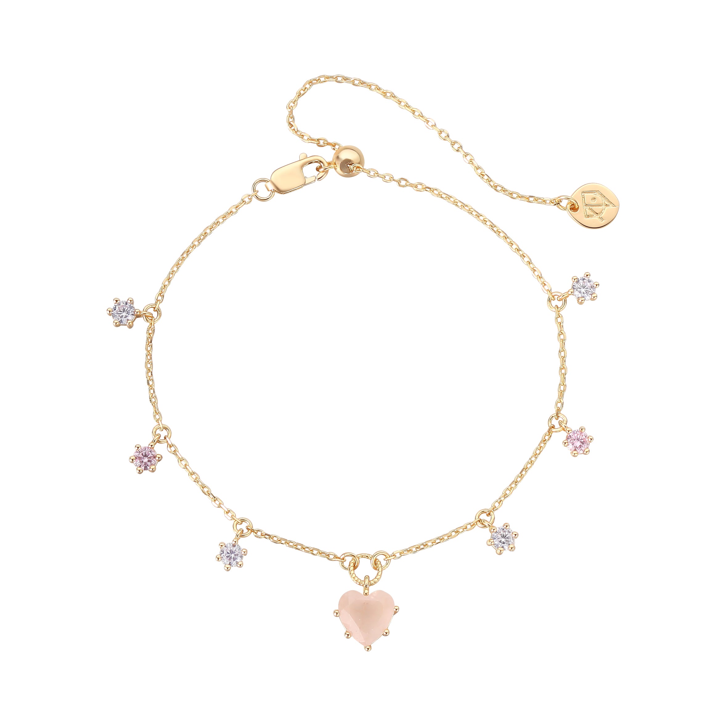 CHARMING WONDERS BRACELET - ROSE QUARTZ