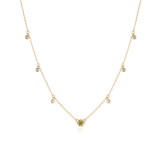(AUG)PERODOT NECKLACE - BIRTHSTONE COLLECTION