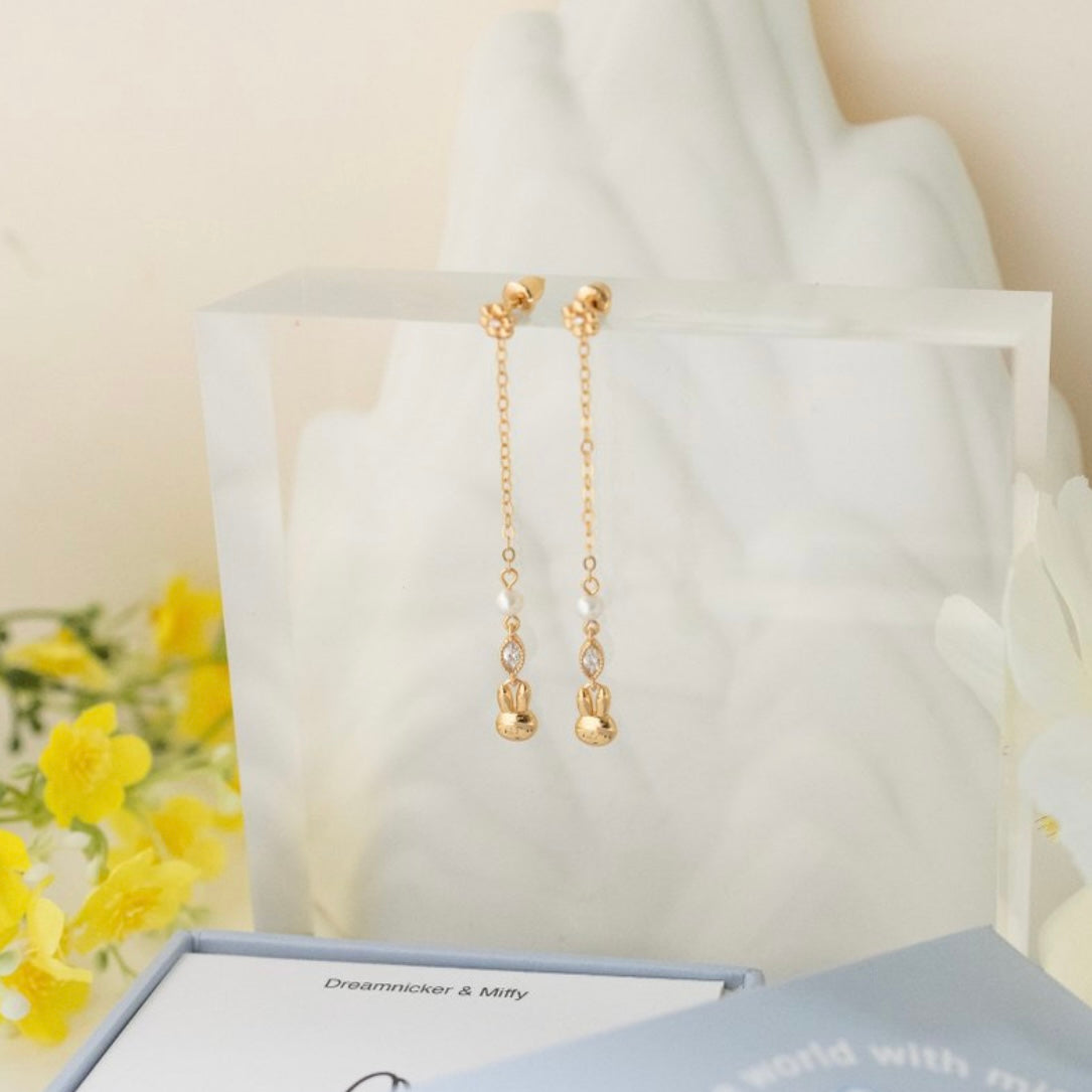 Limited Miffy Pearl Earrings (Available before 10th Sep)