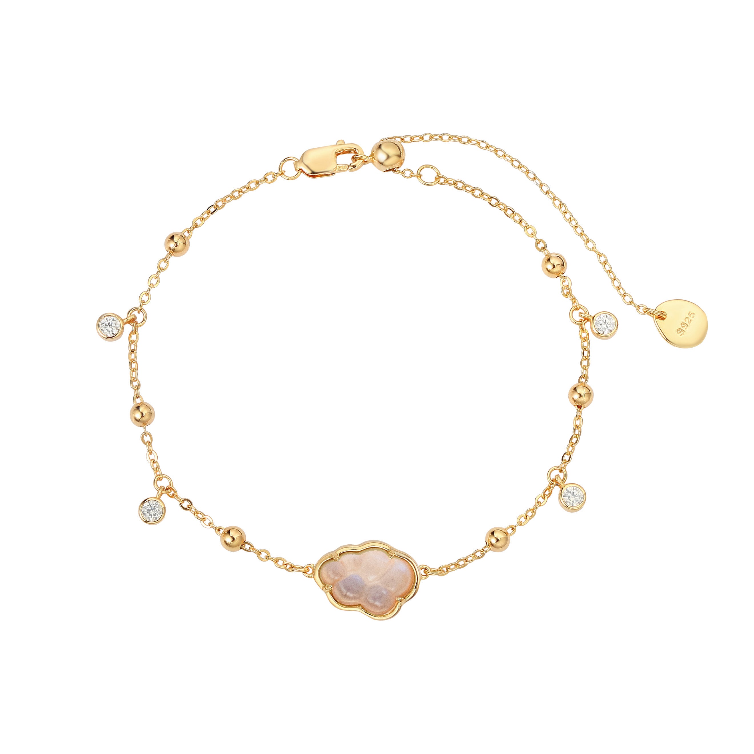BUBBLE CLOUD BRACELET - MOONSTONE