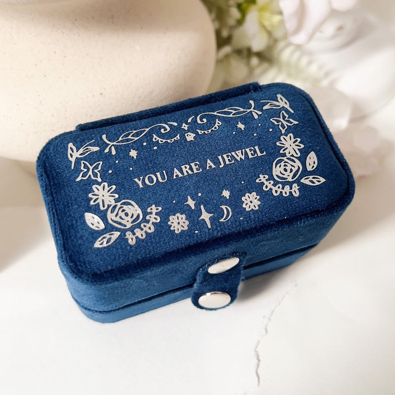 YOU ARE JEWEL RING CASE NAVY