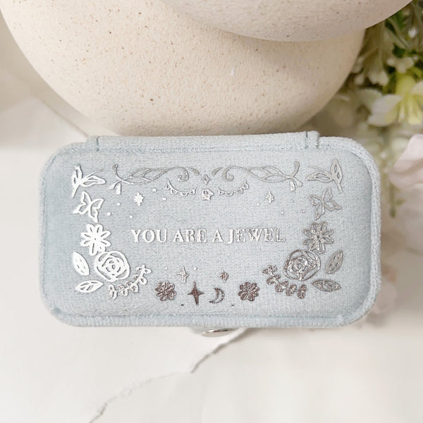 YOU ARE JEWEL RING CASE LIGHT BLUE