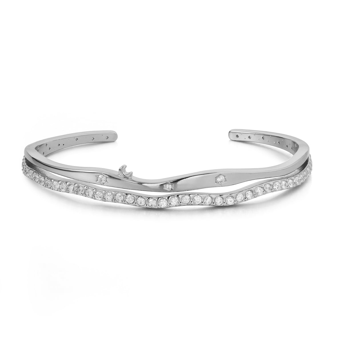 NIGHT MOUNTAIN SILVER BANGLE