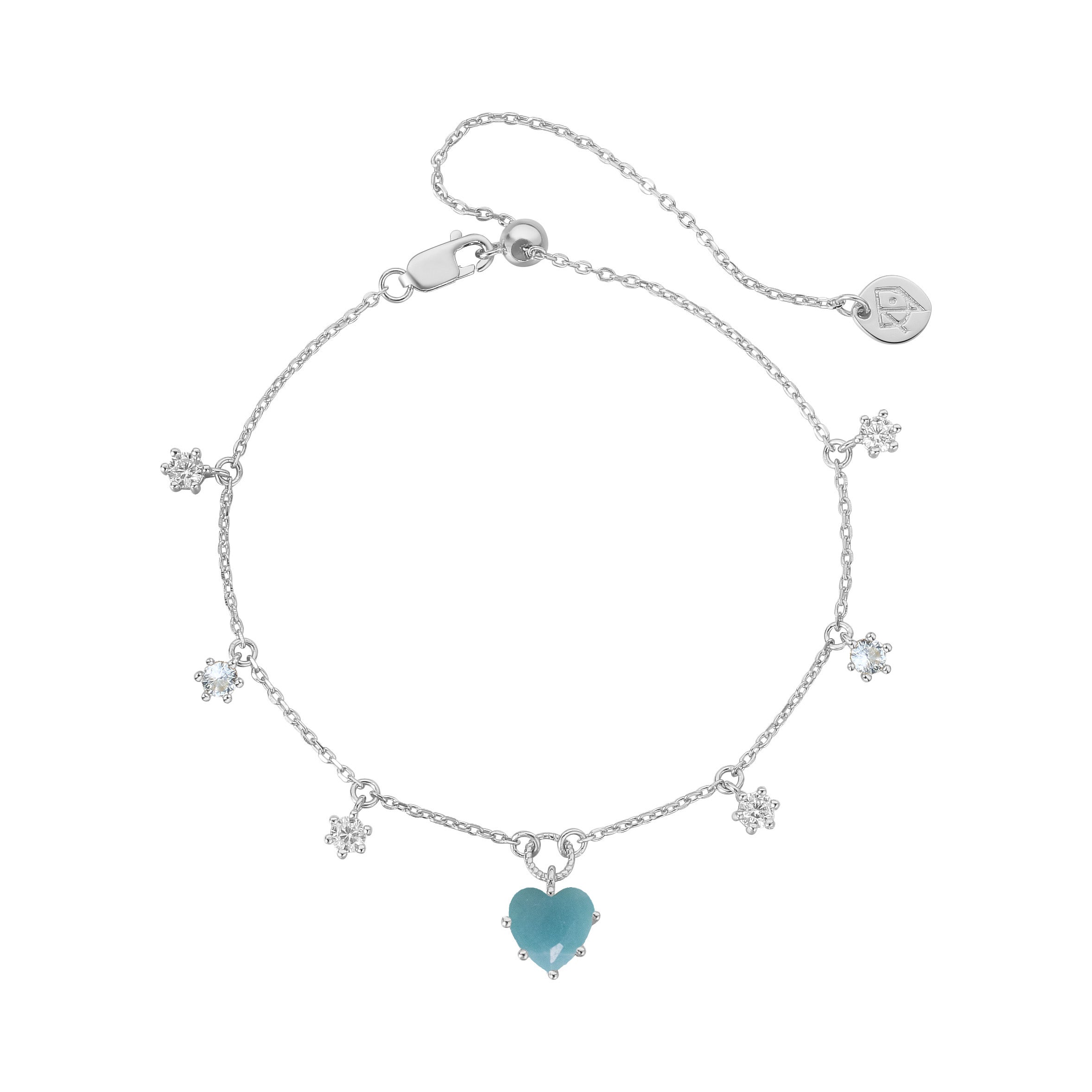 CHARMING WONDERS SILVER BRACELET - AMAZONITE