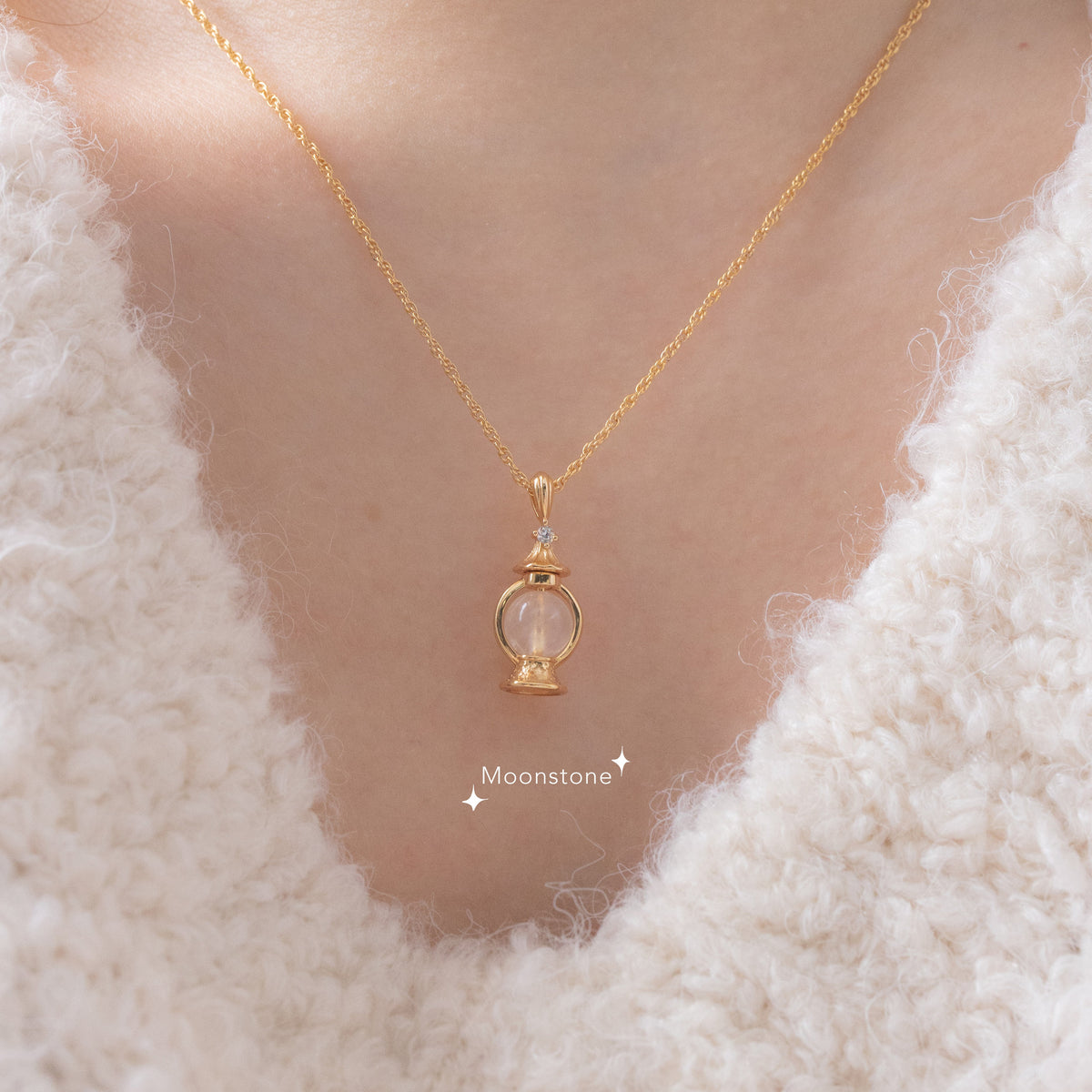 LUMINA GOLD PENDANT (MULTIPLE GEMSTONES)