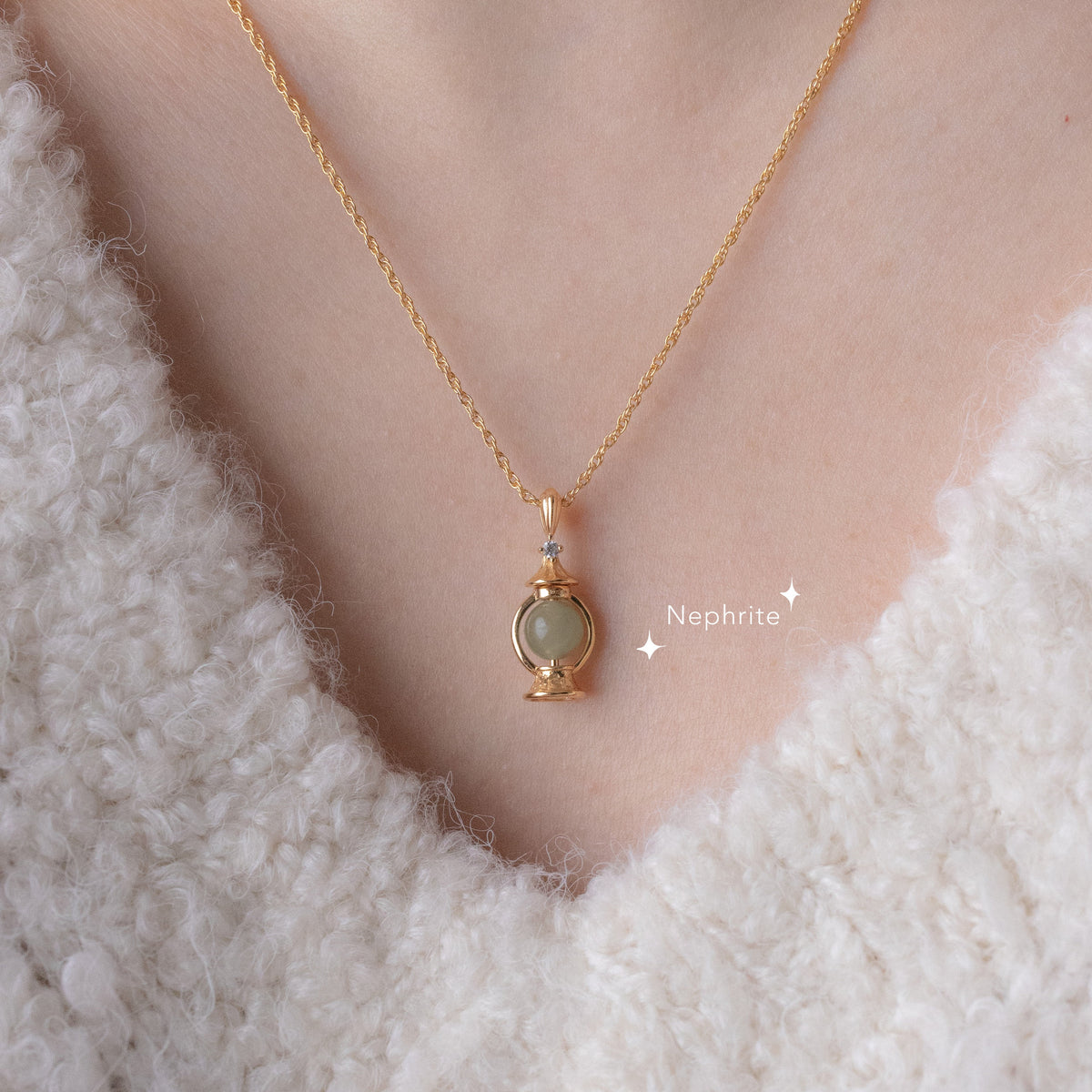 LUMINA GOLD PENDANT (MULTIPLE GEMSTONES)