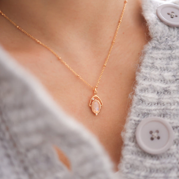 CONQUER YOUR YEAR NECKLACE - MOONSTONE